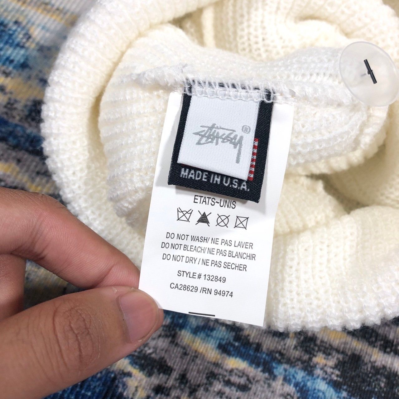 Stussy Stussy Oval Patch Cuff Beanie Size ONE SIZE - 4 Thumbnail