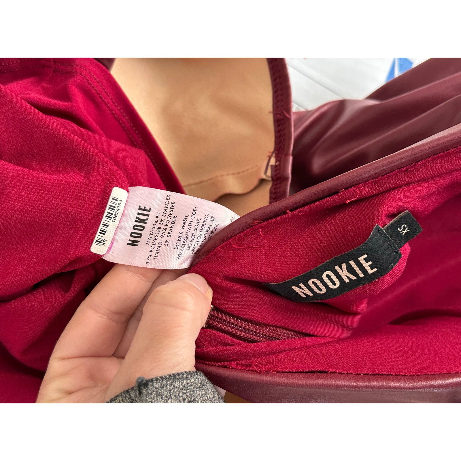 REVOLVE Nookie Revolve Leona Faux Leather Mini Dress size XS Size XS / US 0-2 / IT 36-38 - 8 Thumbnail