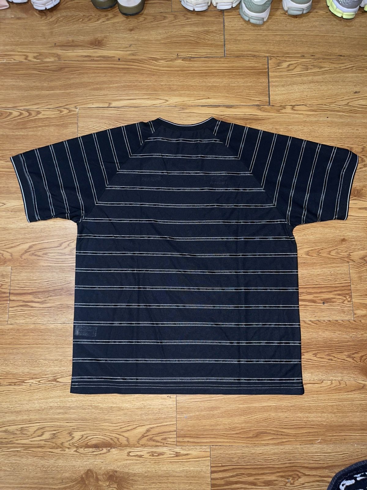 Supreme Umbro Stripe Soccer Jersey Black Size Large