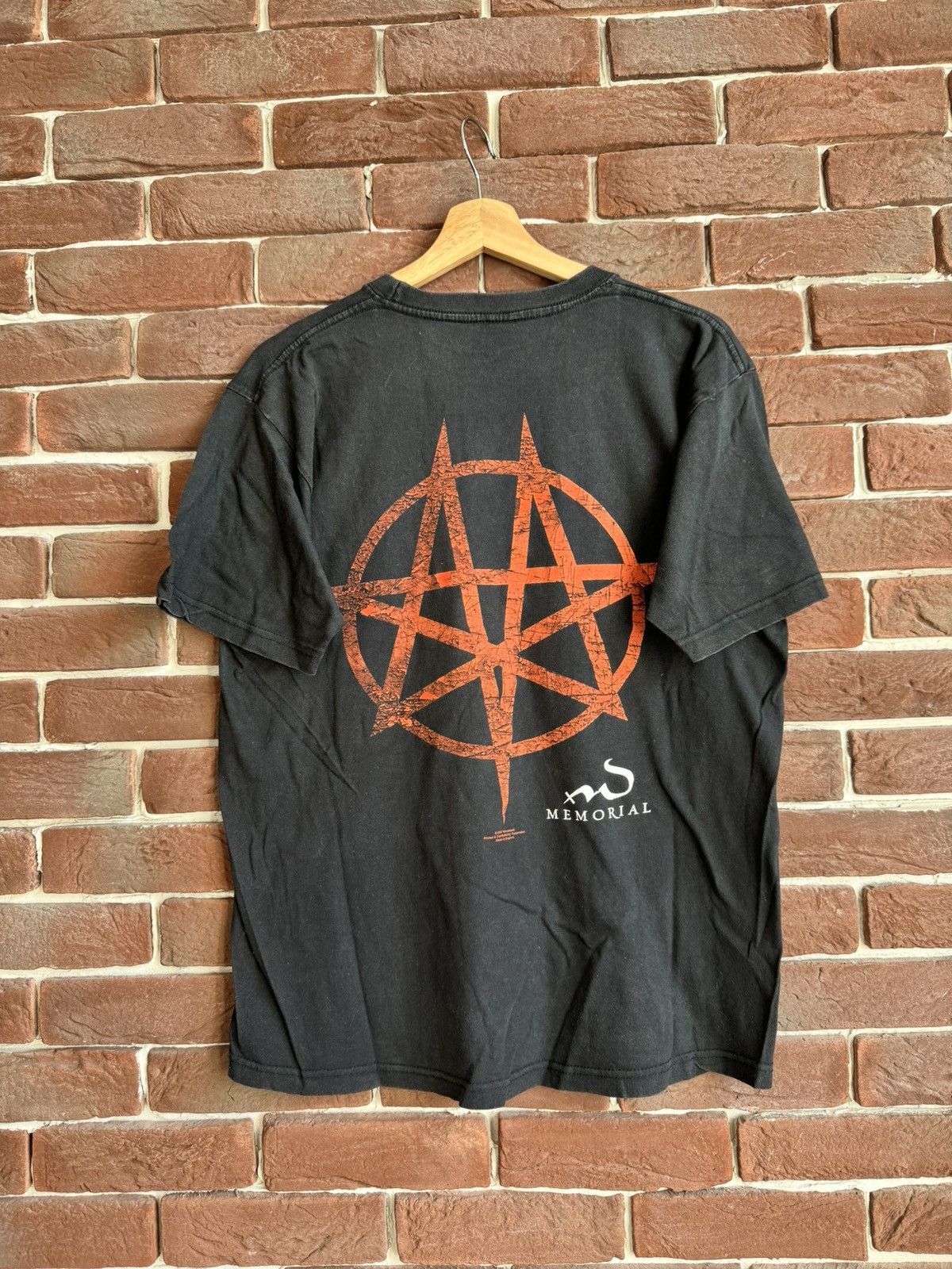 Band Tees 00s VINTAGE MOONSPELL Memorial Metal Band Tshirt Tour 90s Size US L / EU 52-54 / 3 - 2 Thumbnail