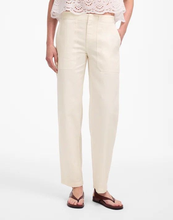 Madewell Madewell tapered denim trousers in vintage ivory Size 27" / US 4 / IT 40 - 1 Thumbnail