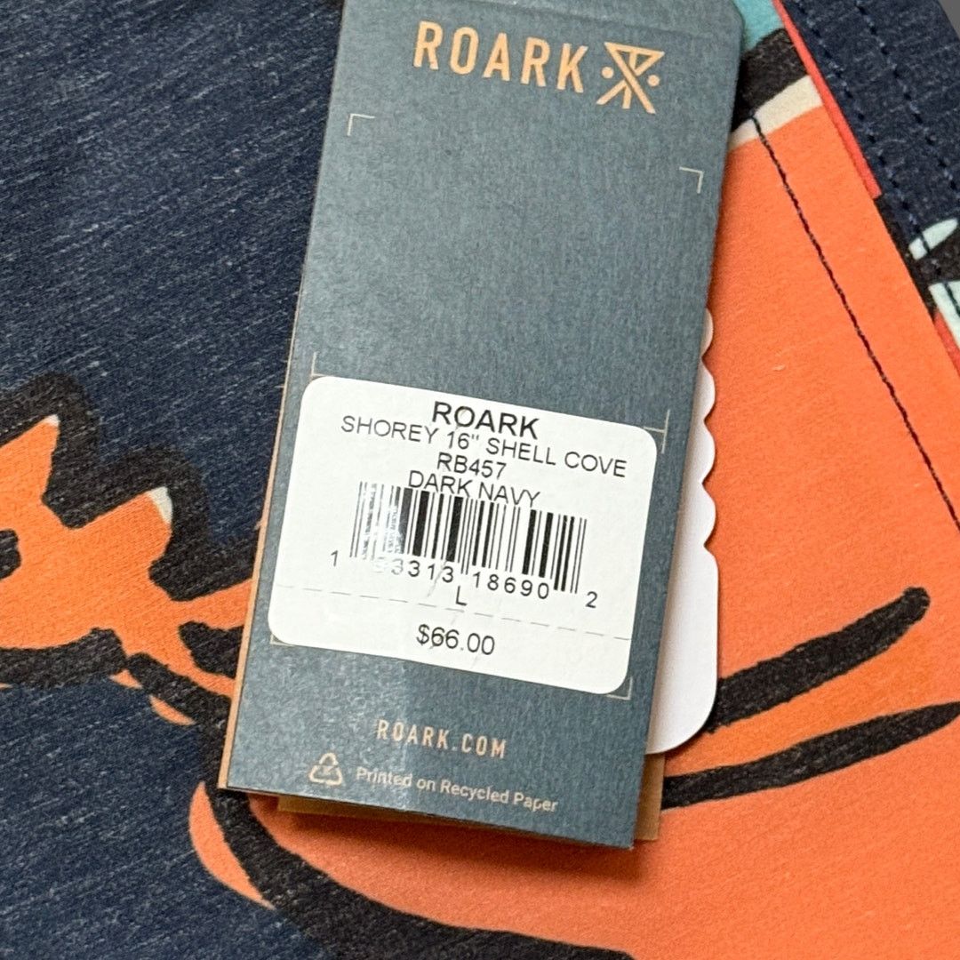 Roark Roark Shorey Trunk 16" Shell Cove RB457 Dark Navy Size L Size US 33 - 4 Thumbnail