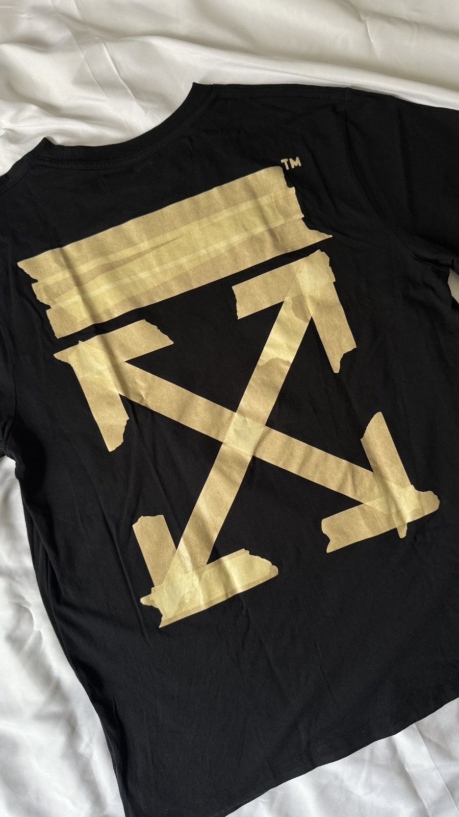 Off-White Authentic Off-White Tape Arrows T-shirt Black Size US XS / EU 42 / 0 - 5 Thumbnail