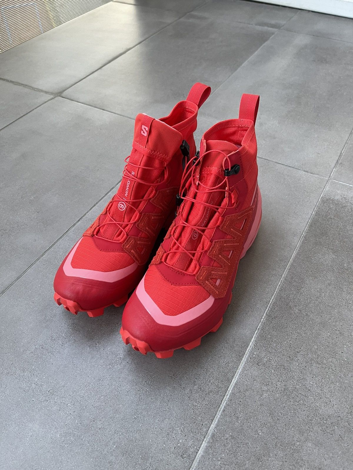 Maison Margiela !DS! AW22 Maison Margiela X Salomon Red Sneakers Size US 12 / IT 42 - 2 Thumbnail