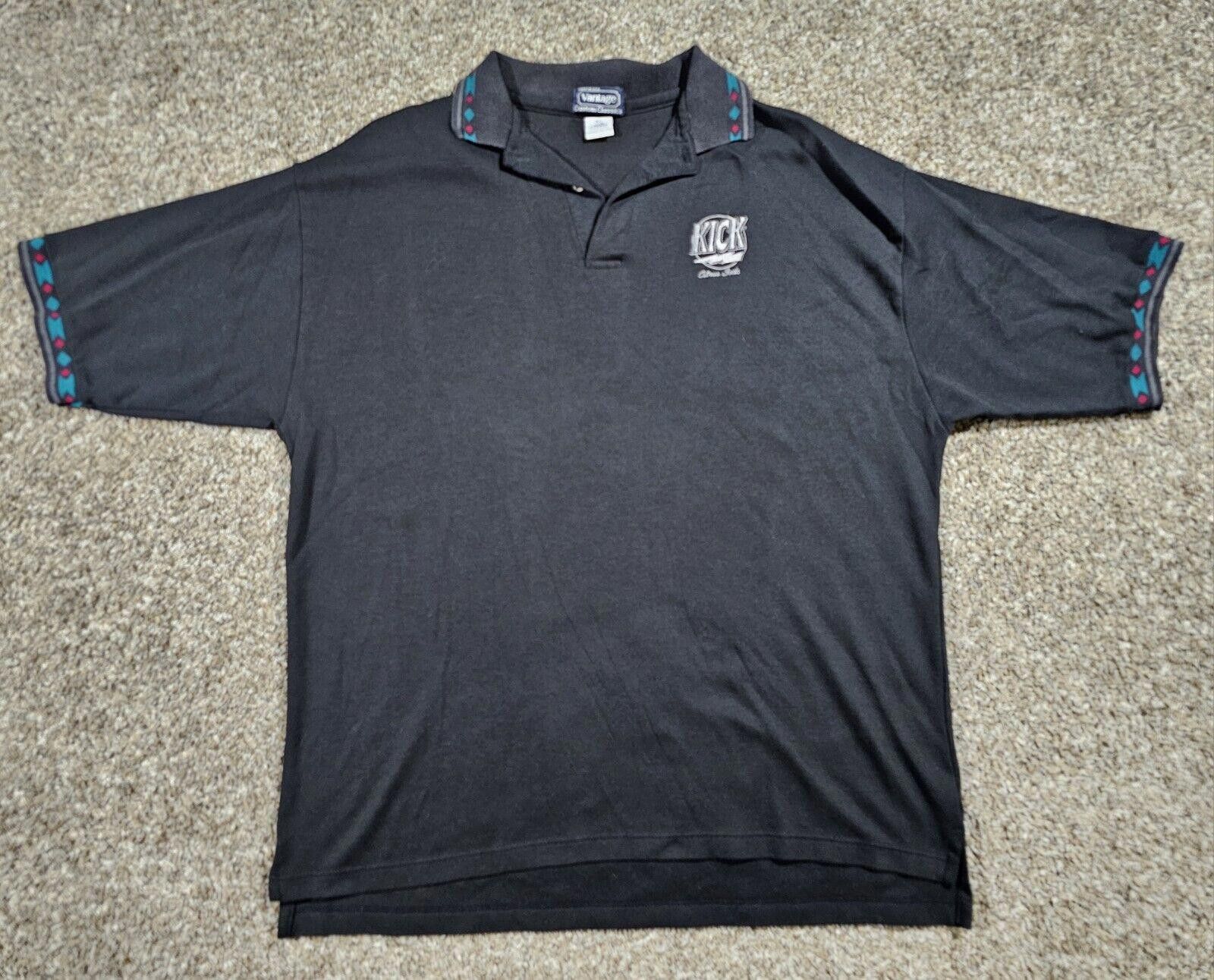 Scotch & Soda Kick Citrus Soda Vantage Polo shirt USA MADE Vtg XL Stain Size US XL / EU 56 / 4 - 1 Thumbnail