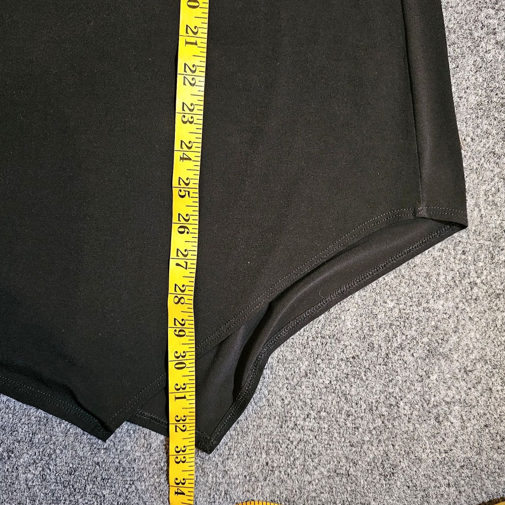 Vintage Clara Sun Woo Top Tunic Women Large Black Asymmetrical Open Knit Sleeves Casual Pattern: Solid Size L / US 10 / IT 46 - 7 Thumbnail