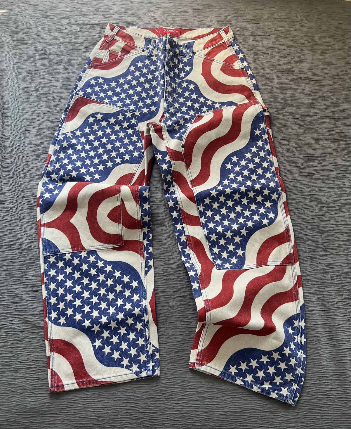 Supreme Supreme Flag Double Knee Painter Pant Size 32 Size US 32 / EU 48 - 1 Thumbnail