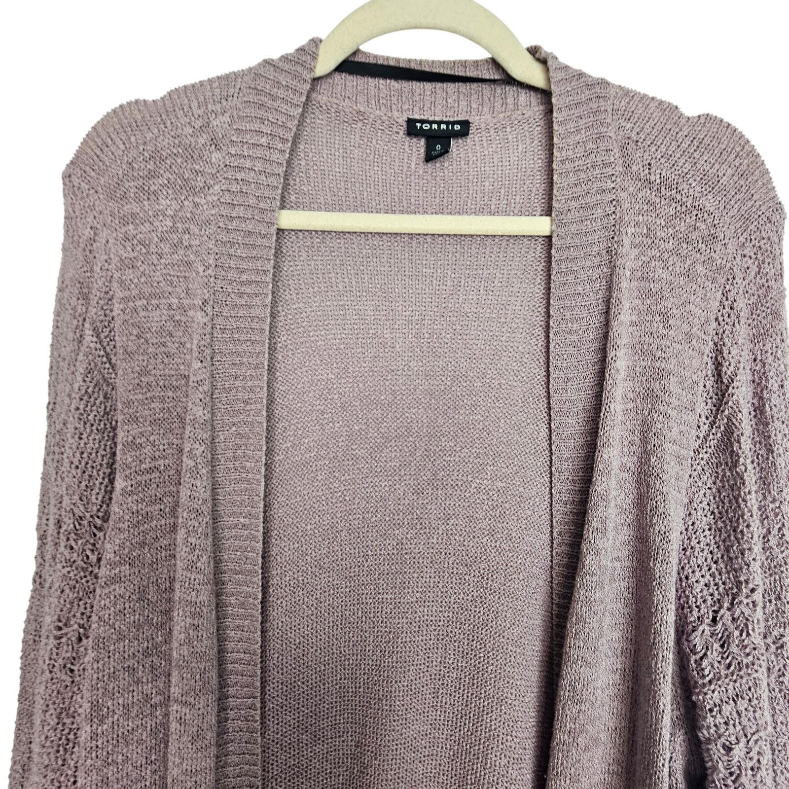 Torrid Torrid Womens Knit Sweater Cardigan Size 0X Minimalist Comfy Size XL / US 12-14 / IT 48-50 - 2 Thumbnail
