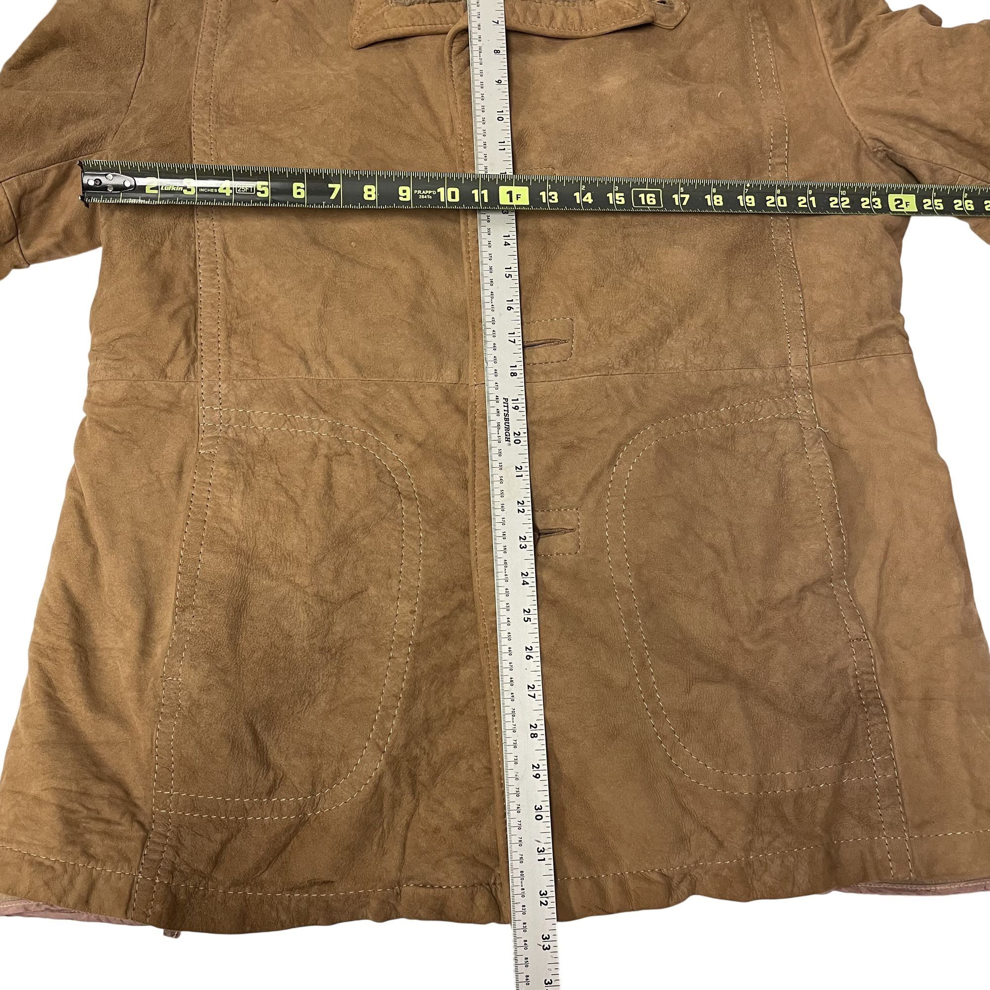 Other 70's Bunker Ramo Borg SHERPA Nubuck Leather Suede Jacket L Size US XL / EU 56 / 4 - 8 Thumbnail