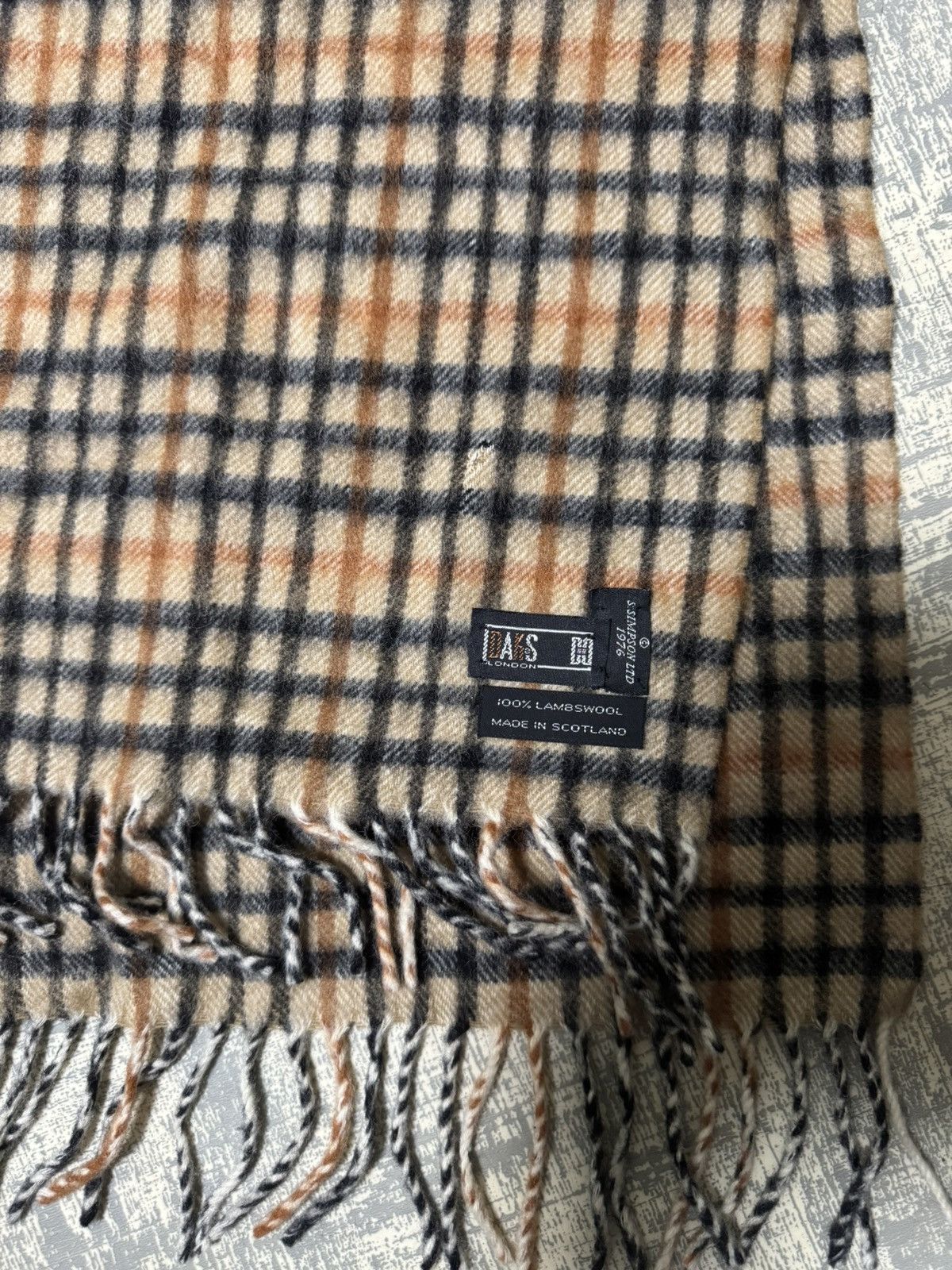 DAKS × Vintage Daks Scarf Size ONE SIZE - 2 Thumbnail
