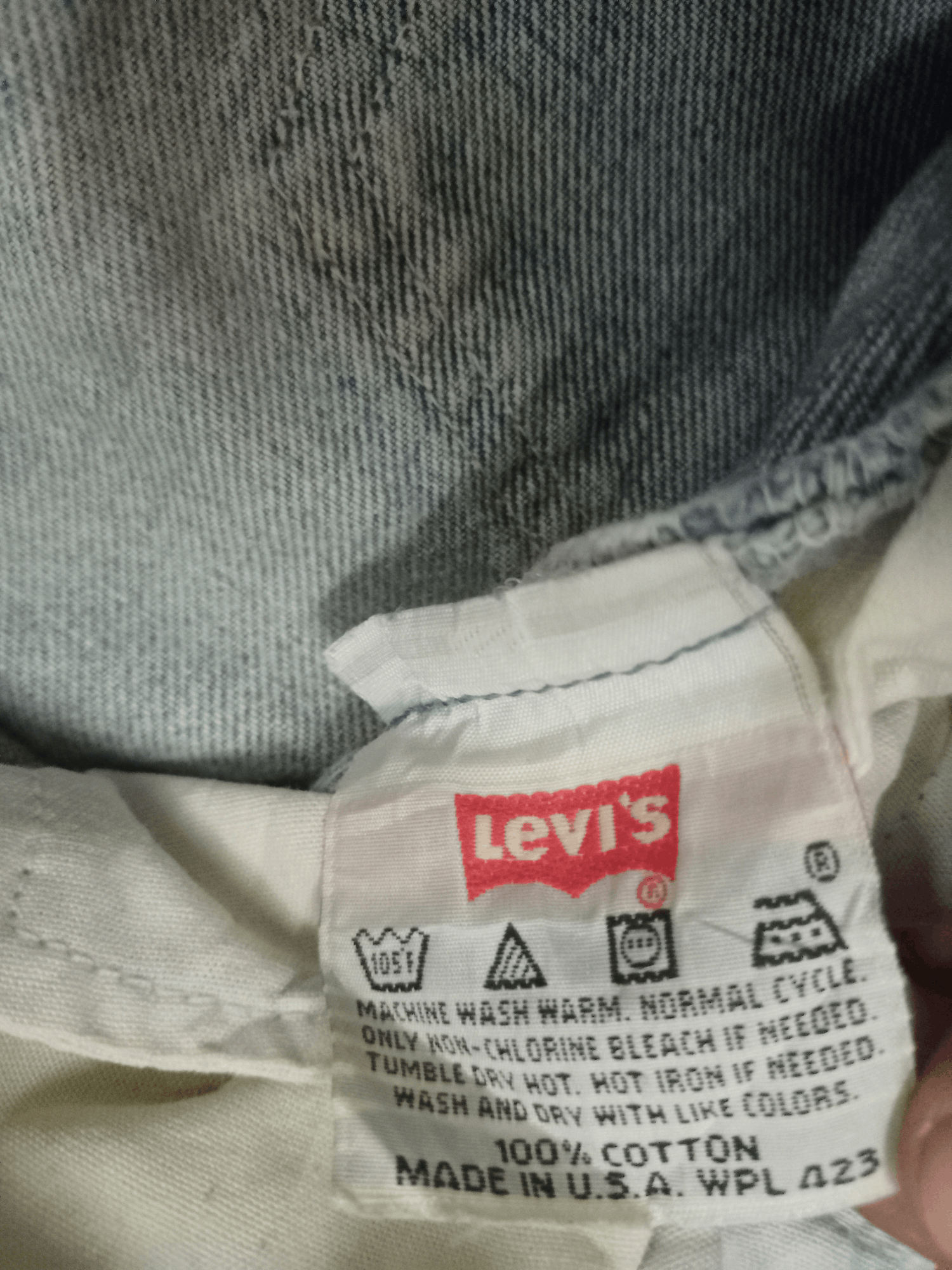Levi's × Levi's Vintage Clothing Vintage 90s Levis 501 Button Fly Distressed Baggy Jeans Size US 32 / EU 48 - 13 Thumbnail
