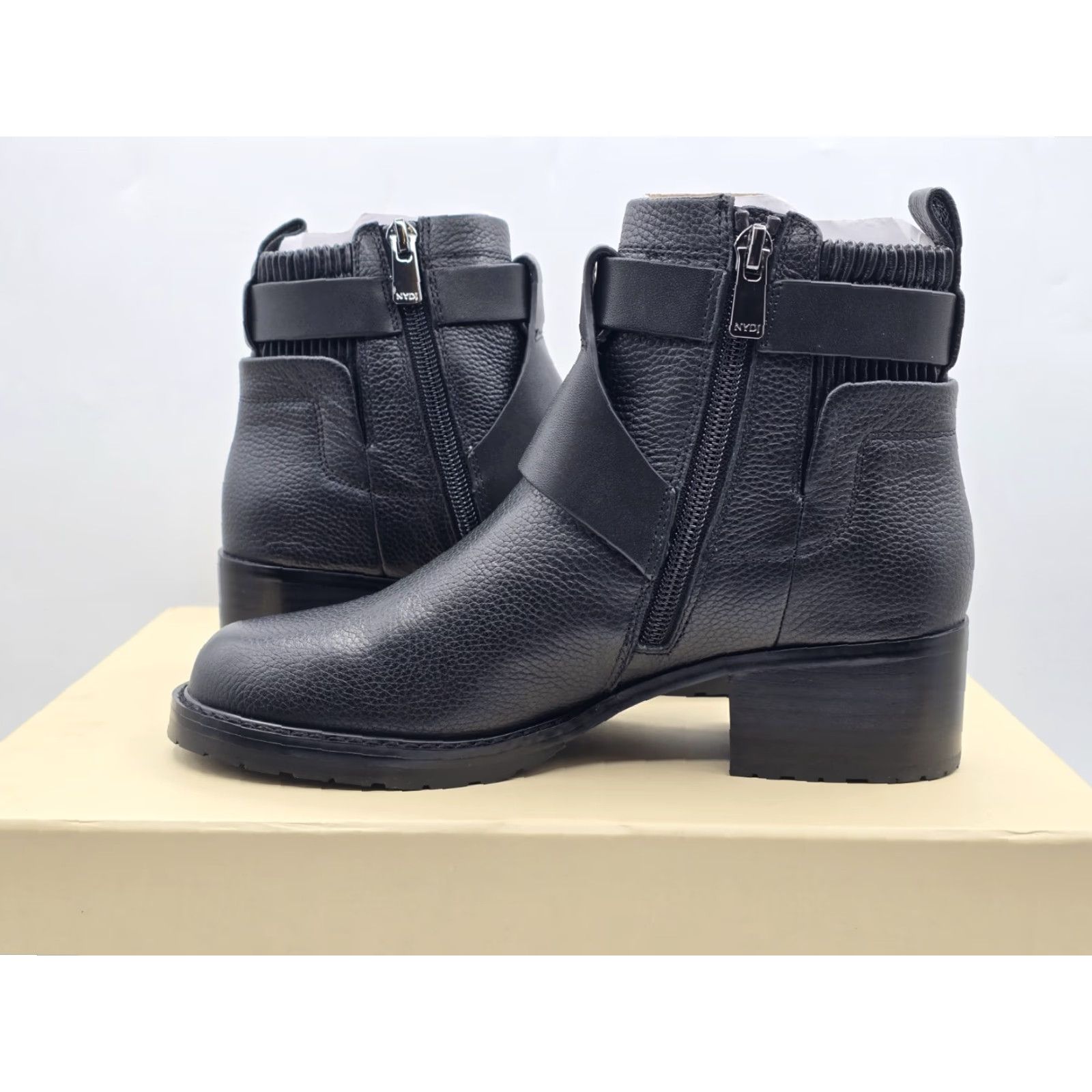 NYDJ NYDJ Parvani Boots Mid Calf Boot Black 5 M New In Box Women's Boot Moto City Casual Womens NYDJ Parvani Boots Black 5 M Size US 5 / IT 35 - 5 Thumbnail