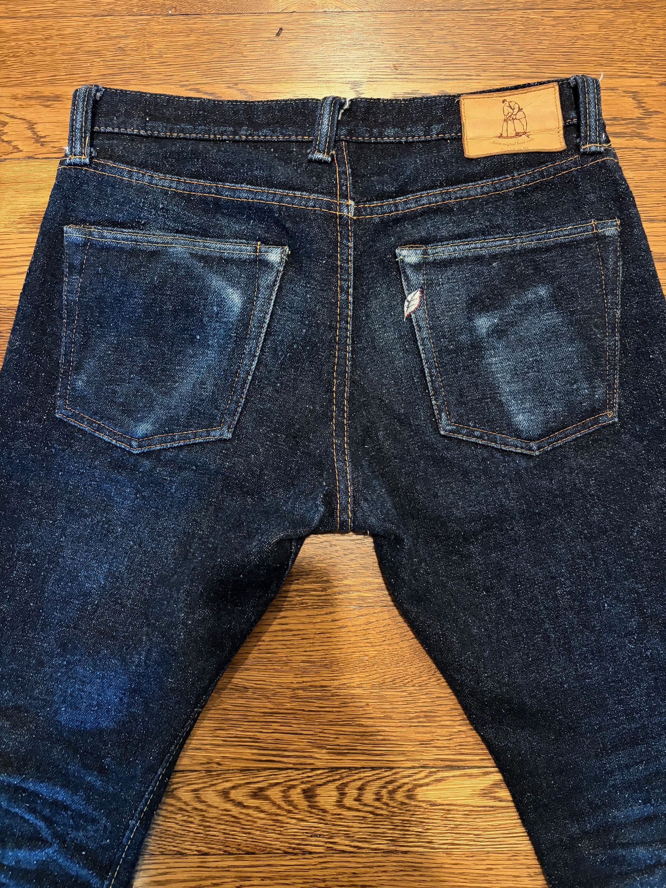 PURE BLUE JAPAN SR-013 18OZ SUPER ROUGH DENIM JEANS