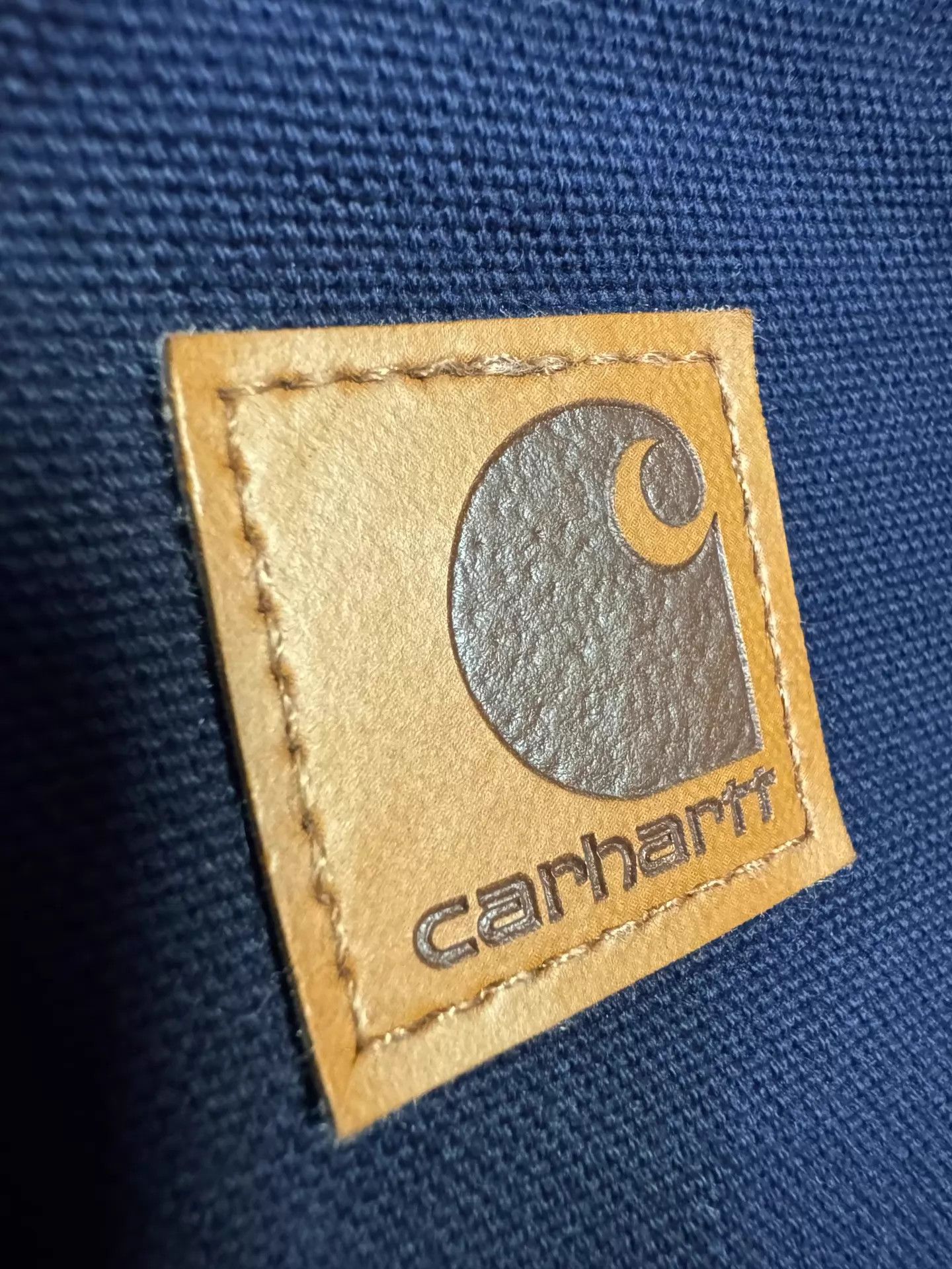 Carhartt Carhartt J130 Vintage Hooded Work Jacket M.Blue L Size US L / EU 52-54 / 3 - 7 Thumbnail