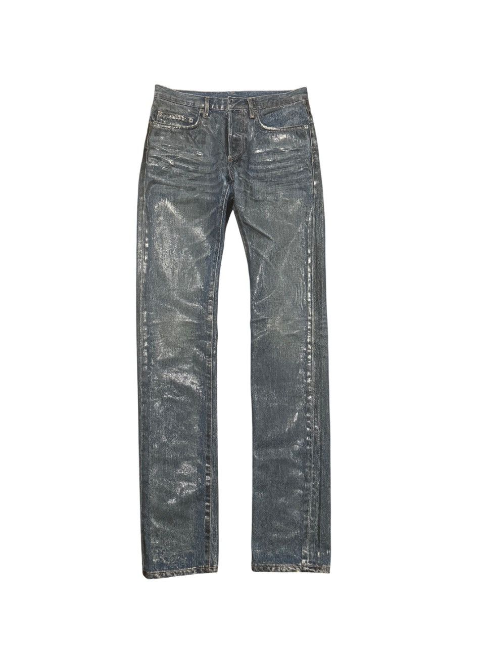 Hedi Slimane AW06 Dior Homme Blue Lusters Denim Size US 29 - 1 Thumbnail