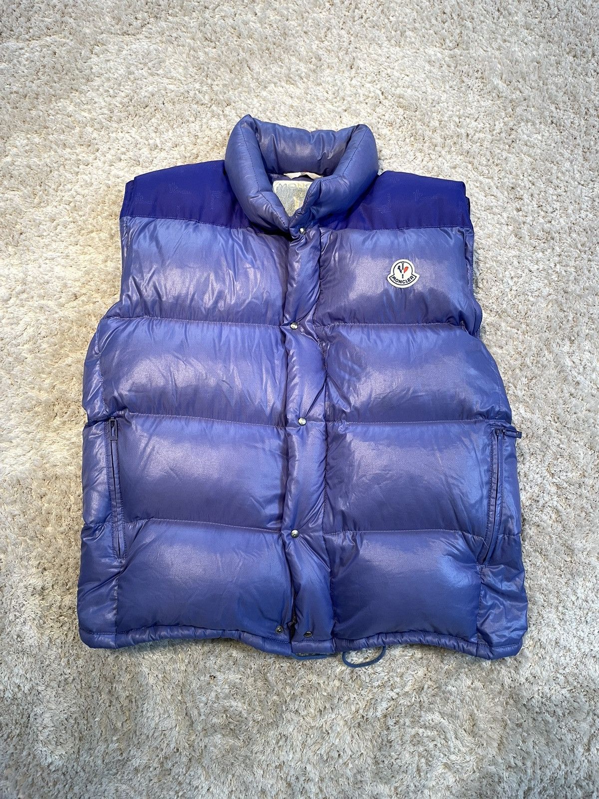 Moncler × Moncler Grenoble × Vintage 🩵 Moncler Grenoble Baby Blue Rare Puffer Jacket Vintage S.3 Size US L / EU 52-54 / 3 - 2 Thumbnail