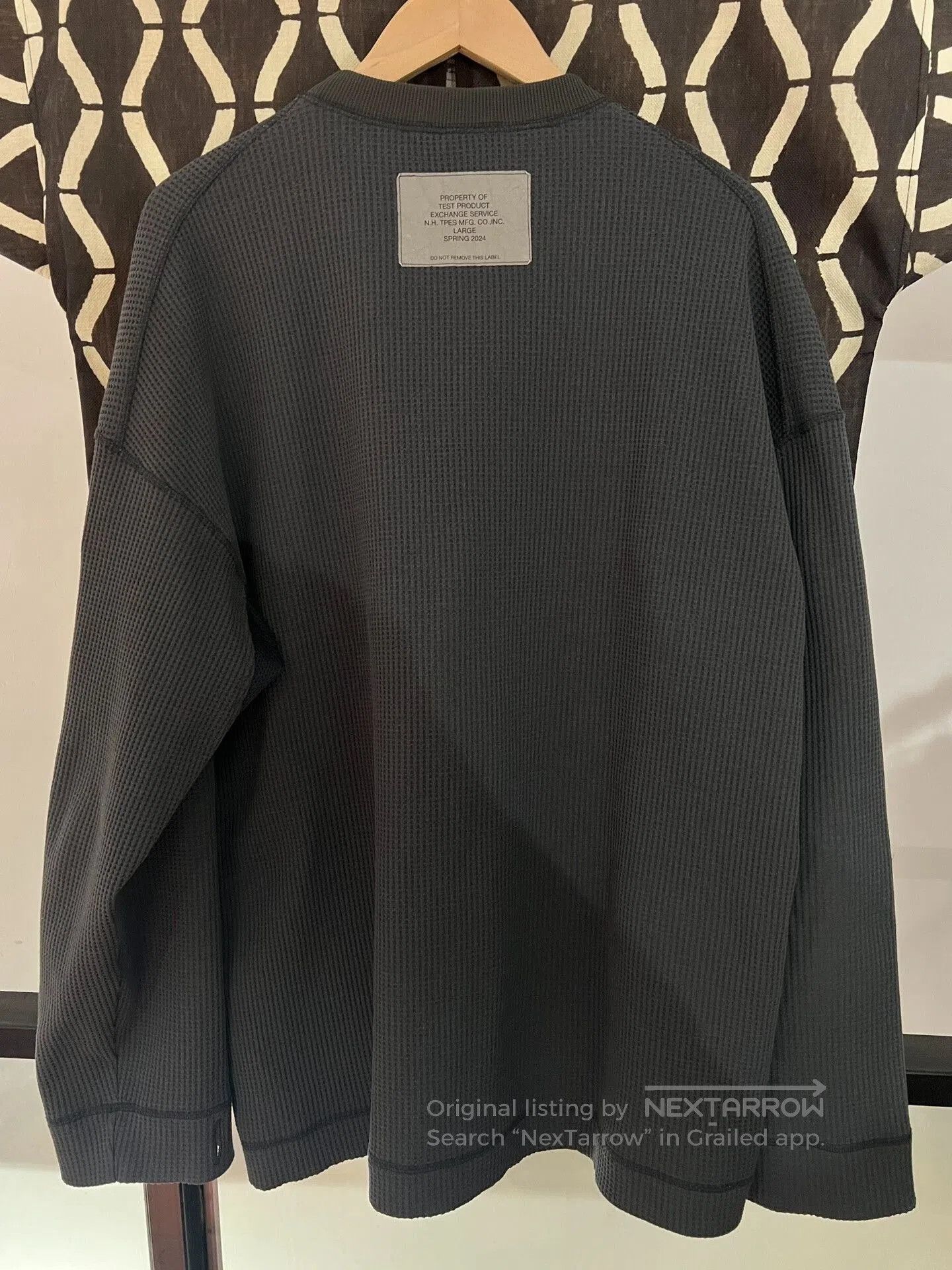 N.Hoolywood nhoolywood crewneck long sleeve waffle t-shirt. Size US M / EU 48-50 / 2 - 2 Thumbnail