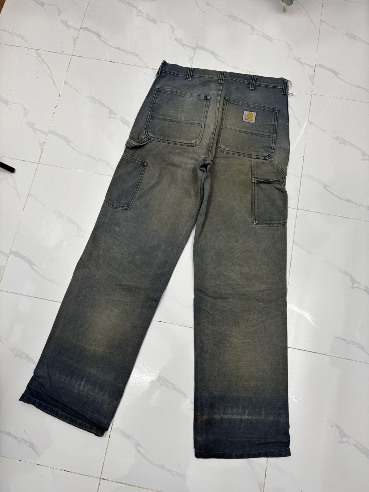 Carhartt 🔥Vintage Carhartt Rusty Carpenter Pants Denim Jeans Size US 33 - 13 Thumbnail
