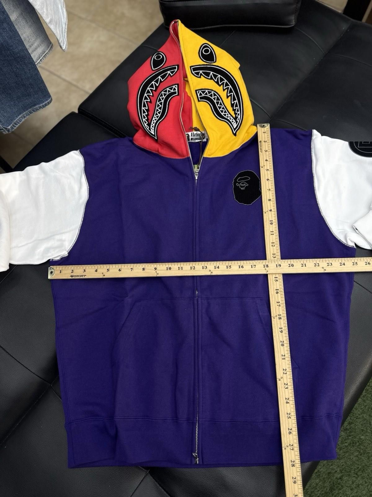 Bape Size XL BAPE Full Zip Hoodie A Bathing Ape NEW Patches Size US XL / EU 56 / 4 - 11 Thumbnail