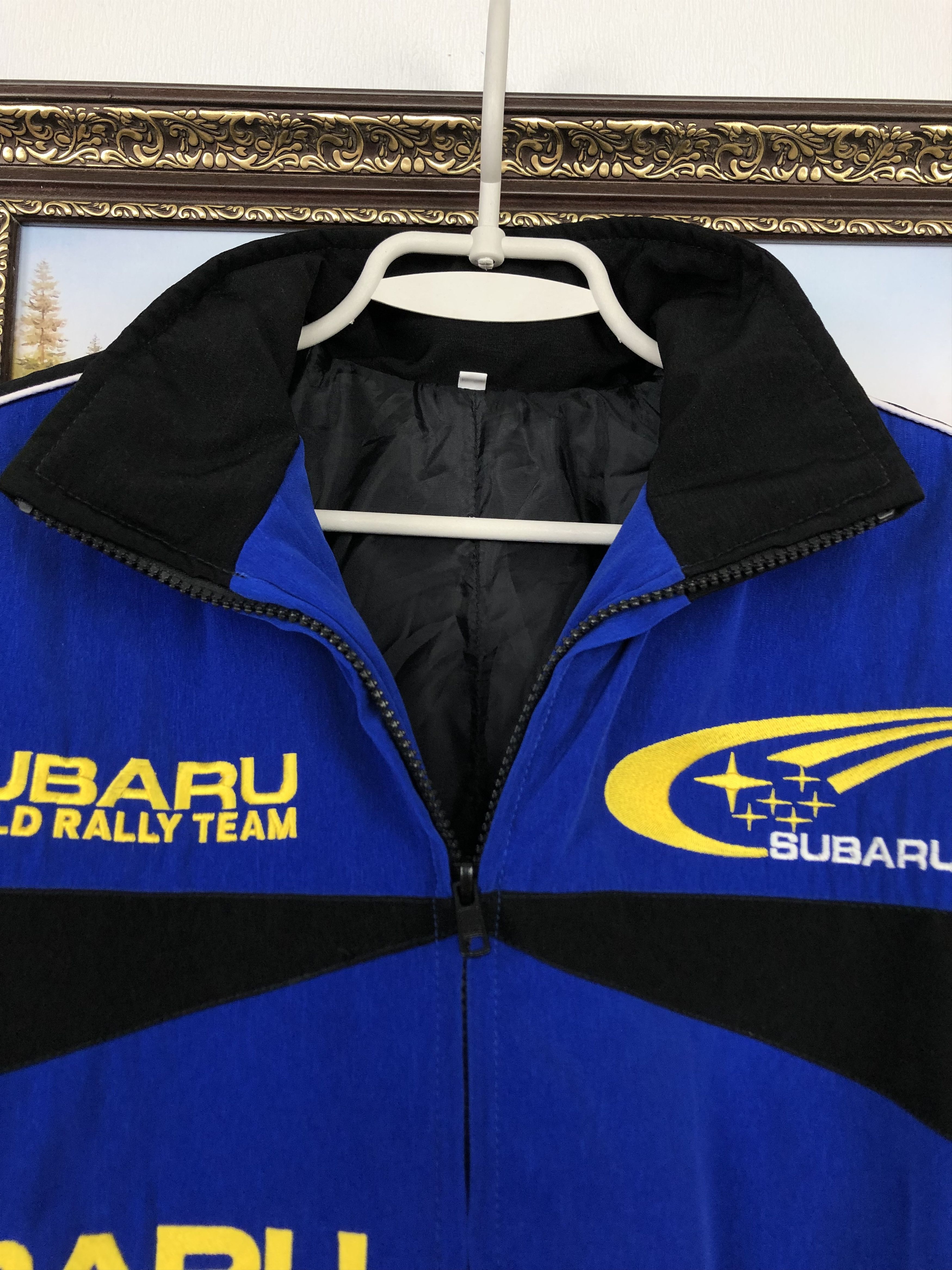 Vintage Vintage Subaru World Rally Team Racing Rare Bomber Jacket Size US L / EU 52-54 / 3 - 11 Thumbnail