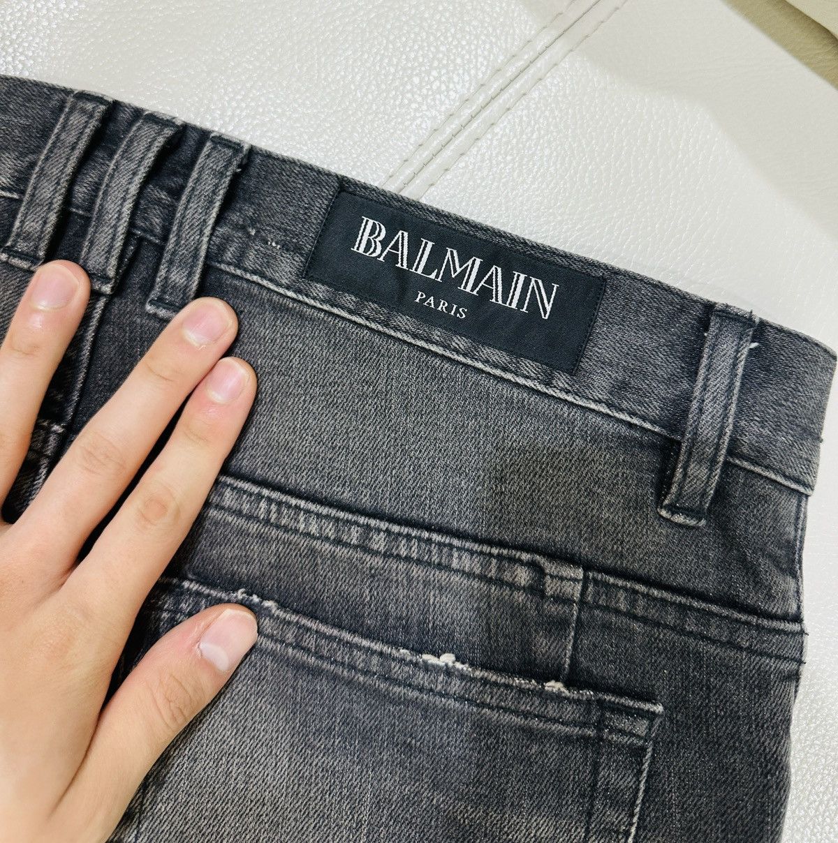 Balmain Balmain Collection Distressed Jeans Size US 30 / EU 46 - 6 Thumbnail