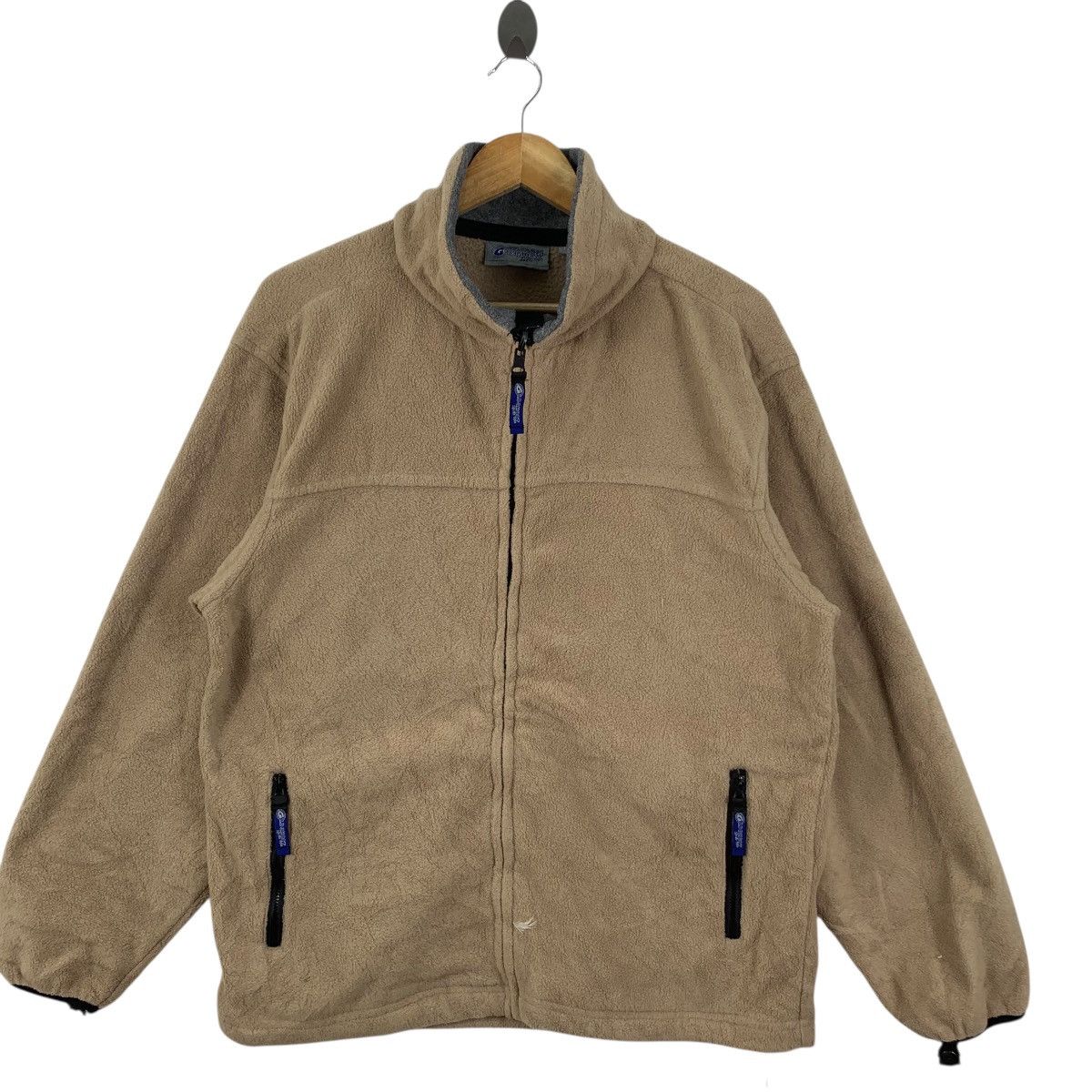 Vintage Vintage OLD GHOST OUTDOOR Minimalist Design Fleece Jacket Size US L / EU 52-54 / 3 - 5 Thumbnail