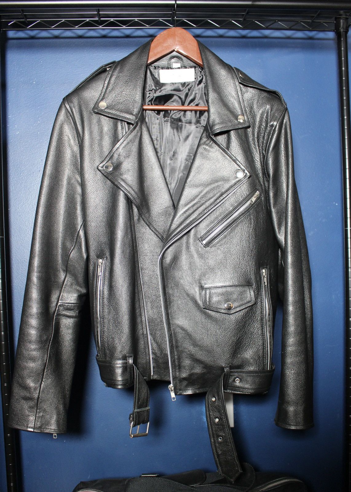Oree New York BLACK BIKER JACKET Size US S / EU 44-46 / 1 - 1 Thumbnail