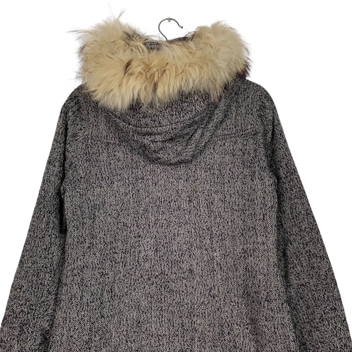 Japanese Brand Sly Military Herringbone Hooded Long Jacket Size US S / EU 44-46 / 1 - 8 Thumbnail