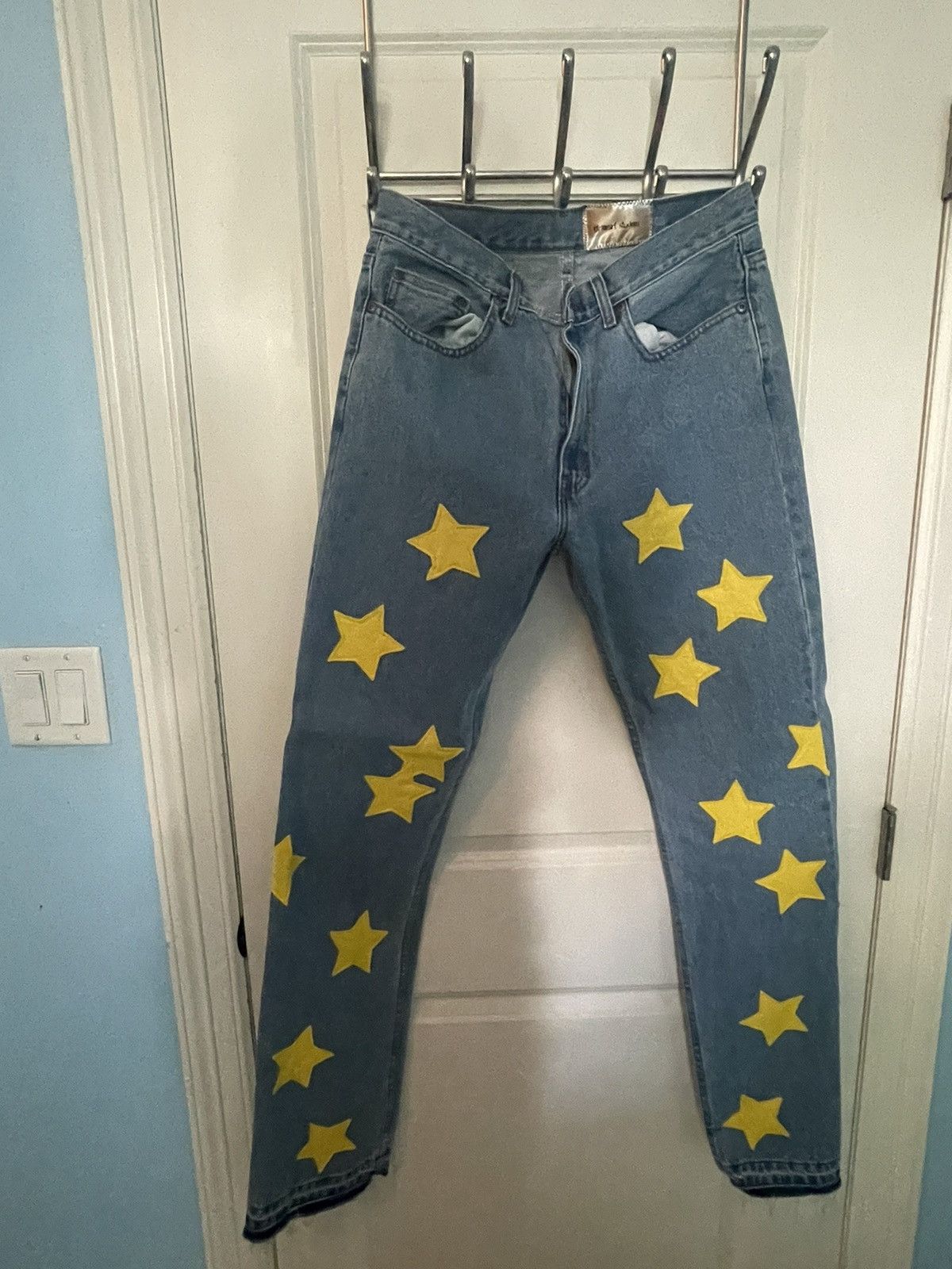 Japanese Brand Introvert studios star denim straight fit Size US 32 / EU 48 - 1 Thumbnail