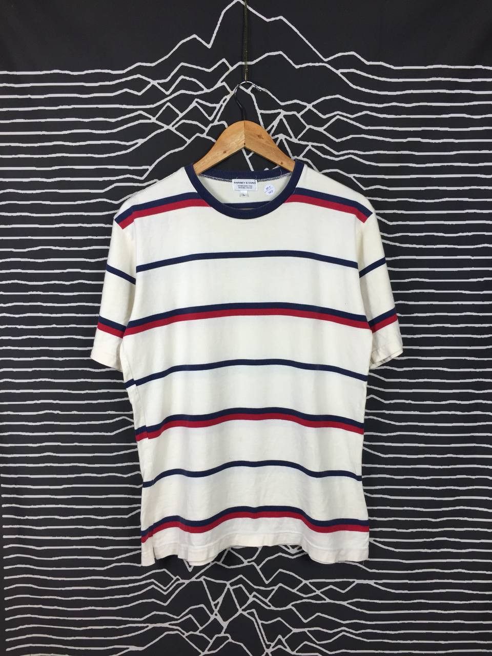 Vintage Barney & Sons Original Design Casual Striped Tee Size US L / EU 52-54 / 3 - 1 Thumbnail