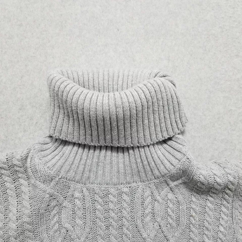 Bass Bass Sweater Womens XS Gray Long Sleeve Turtleneck Pullover Size XS / US 0-2 / IT 36-38 - 4 Thumbnail