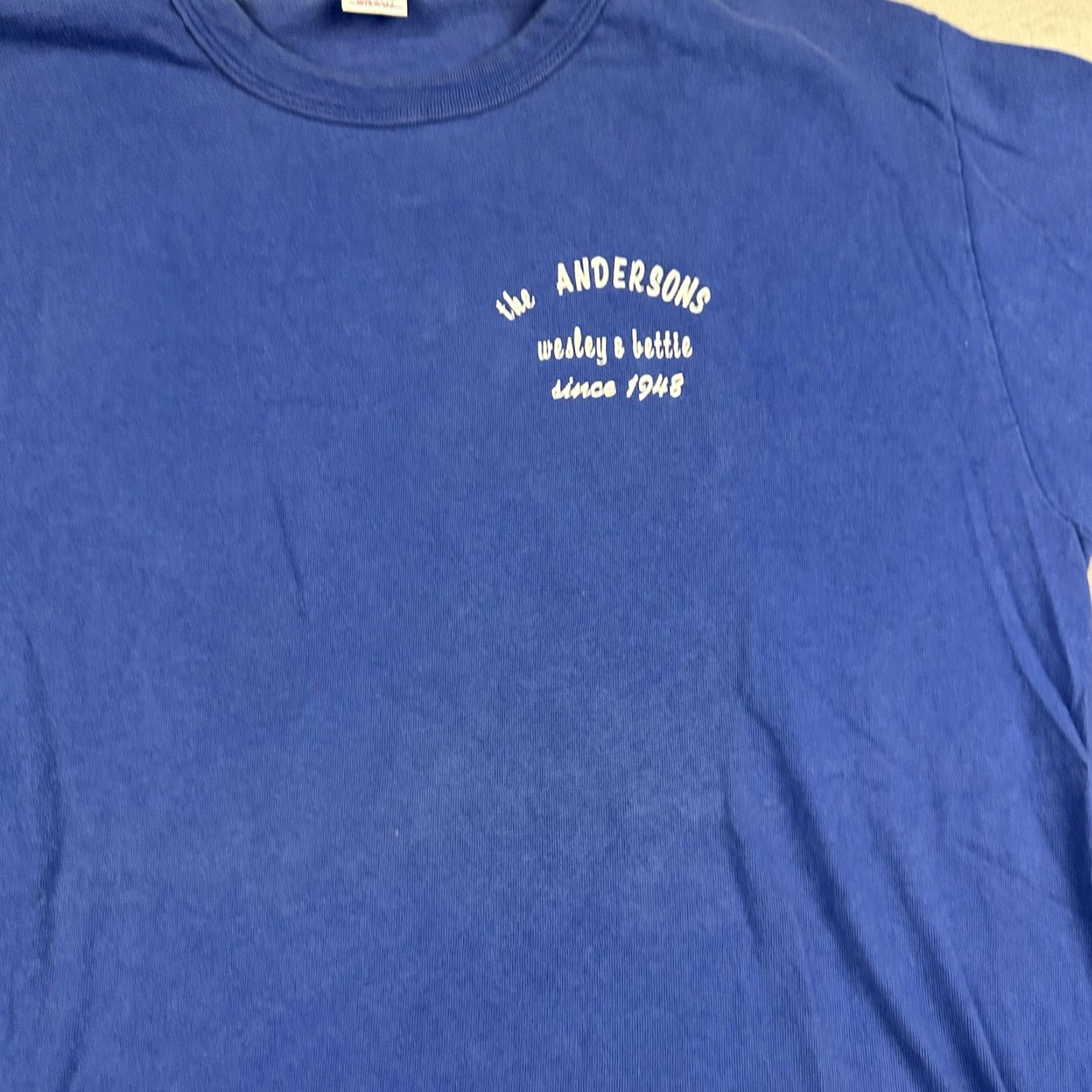 Russell Athletic VINTAGE Russell Athletic Tractor Shirt Mens XL Blue Graphic Print Crew Neck T-Shirt 100% Cotton USA Farm 90s Size US XL / EU 56 / 4 - 6 Thumbnail