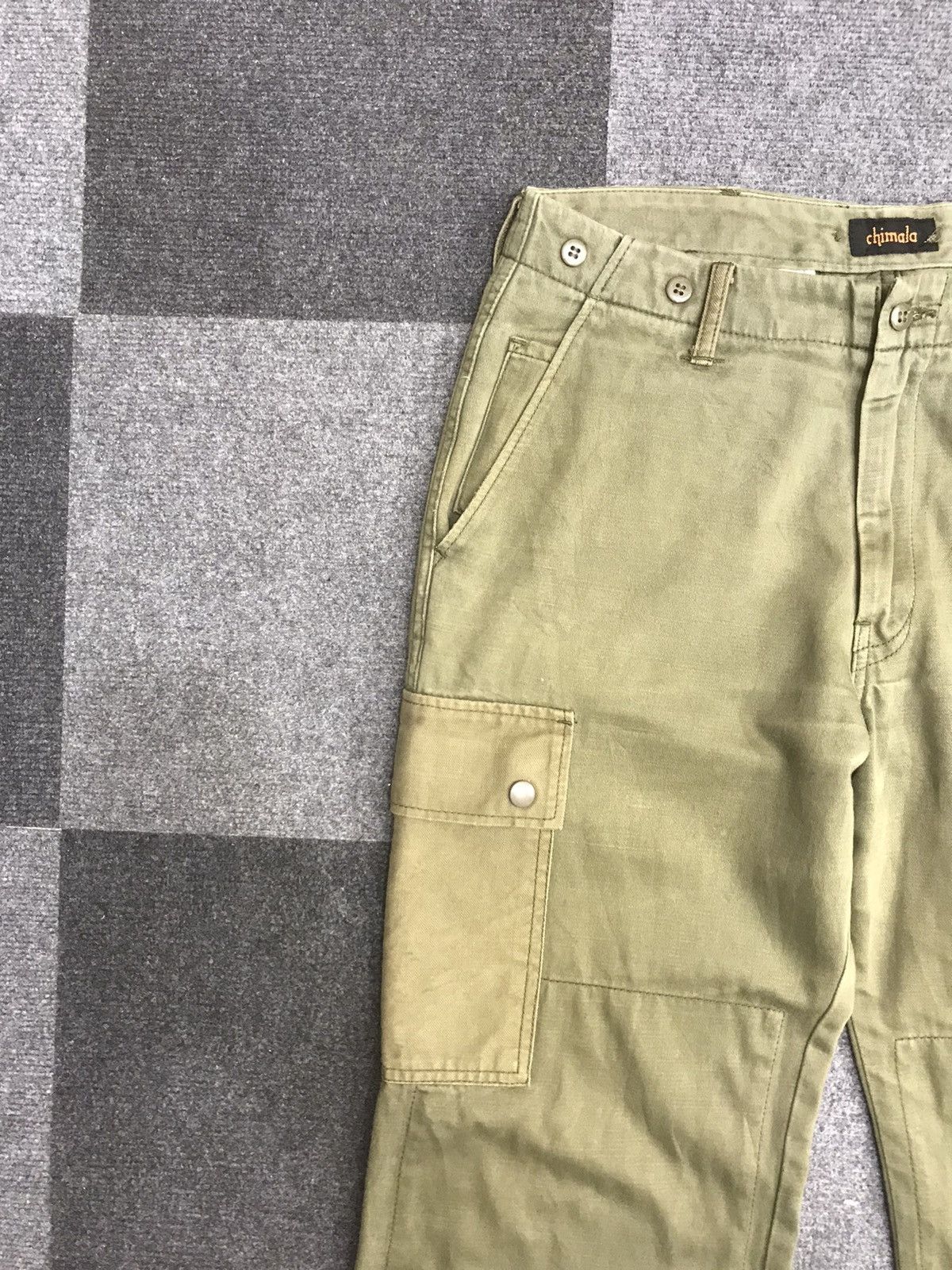 Chimala CHIMALA 2 Tones Cinch Back Double Knee Cargo Pant F774 Size US 32 / EU 48 - 5 Thumbnail