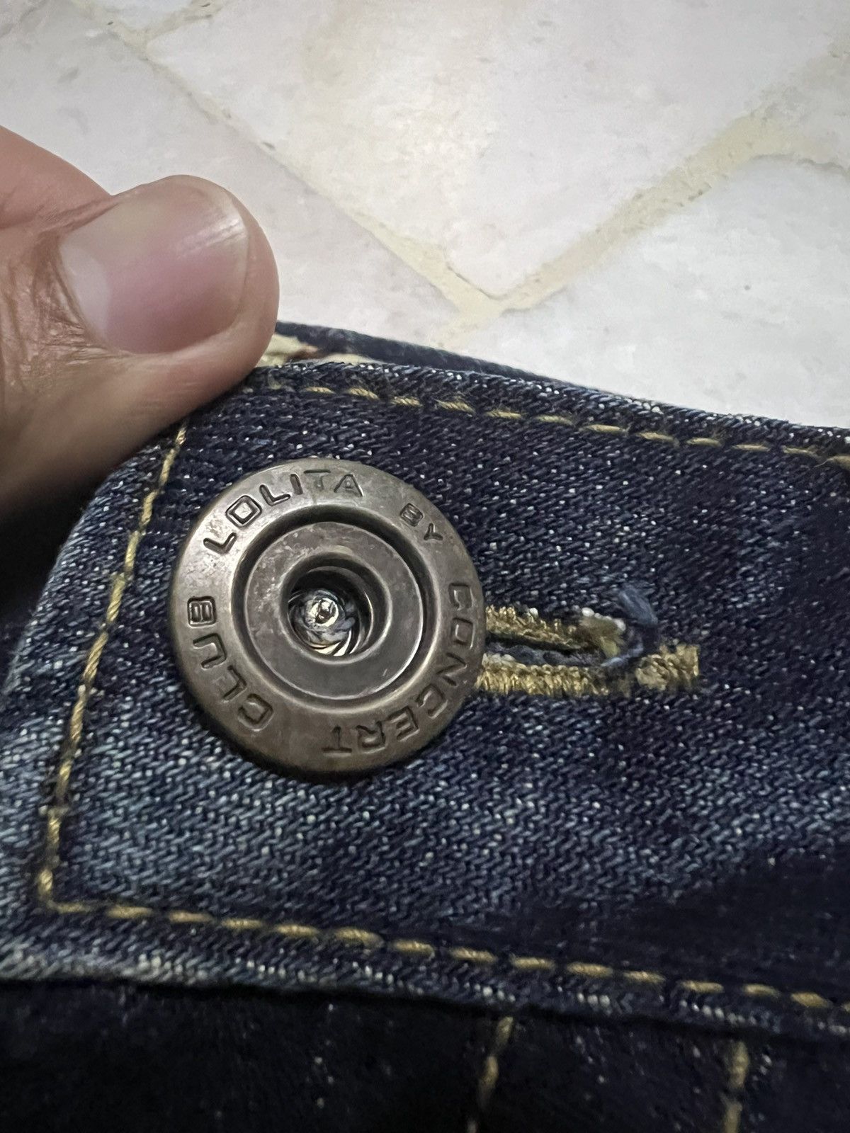 Japanese Brand Lolita By Concert Club Flared Denim Size US 31 - 11 Thumbnail