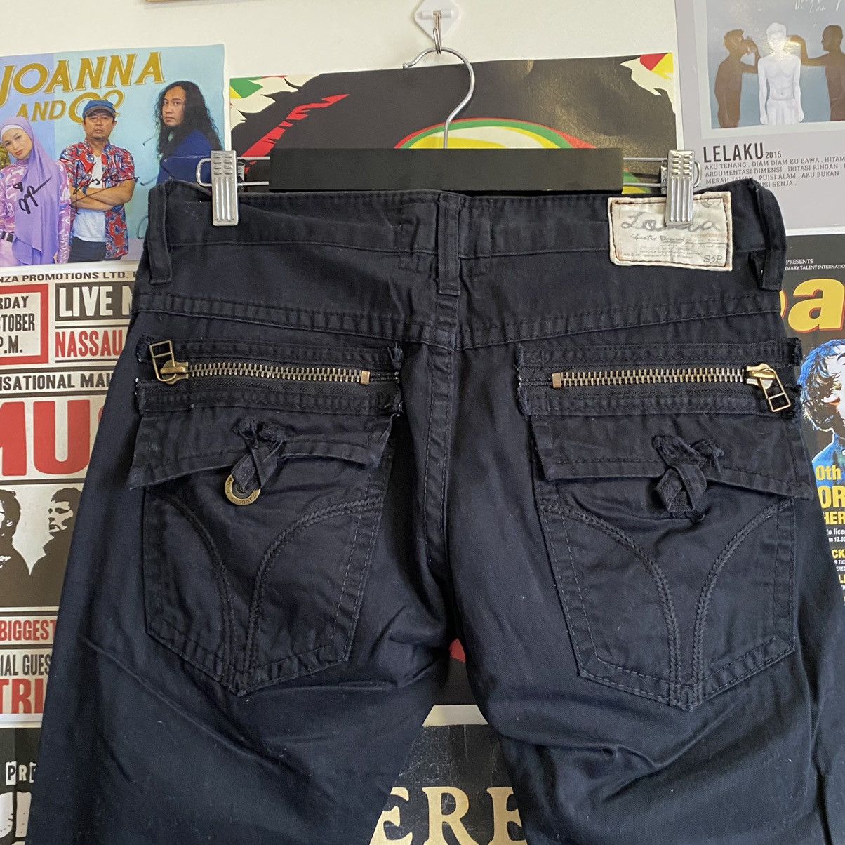 Vintage Vintage Lolita Black Denim Jeans Size US 32 / EU 48 - 7 Thumbnail