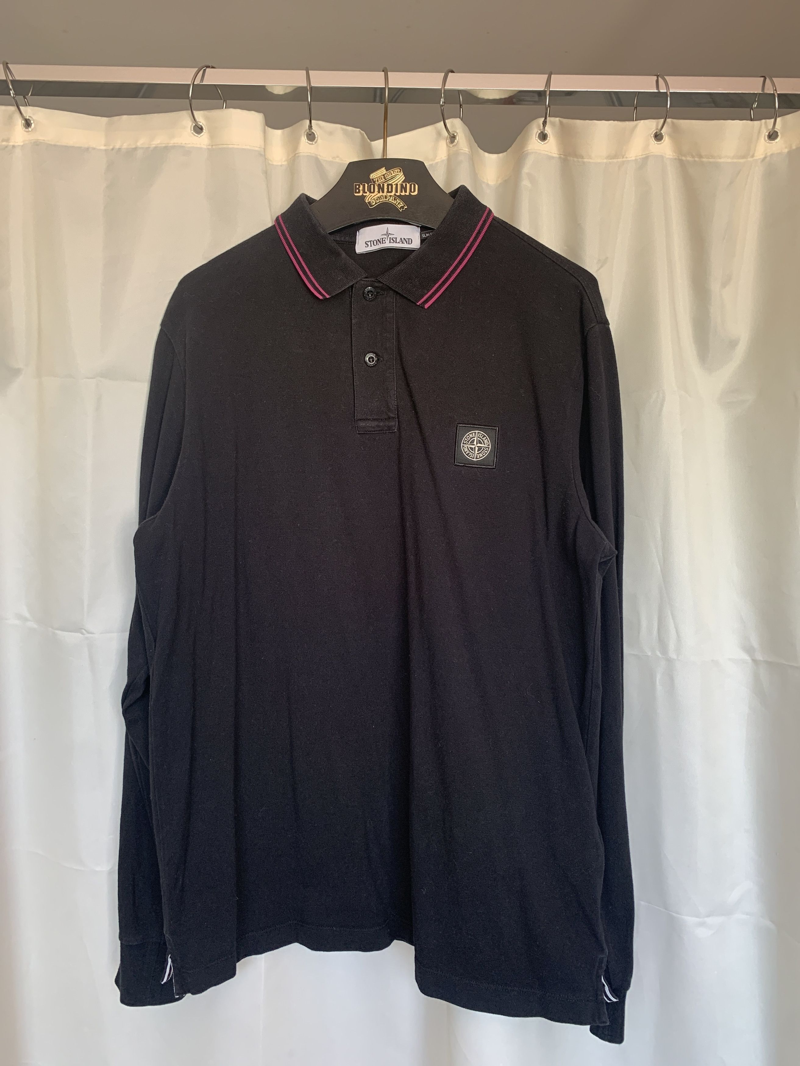 Stone Island Polo Black
