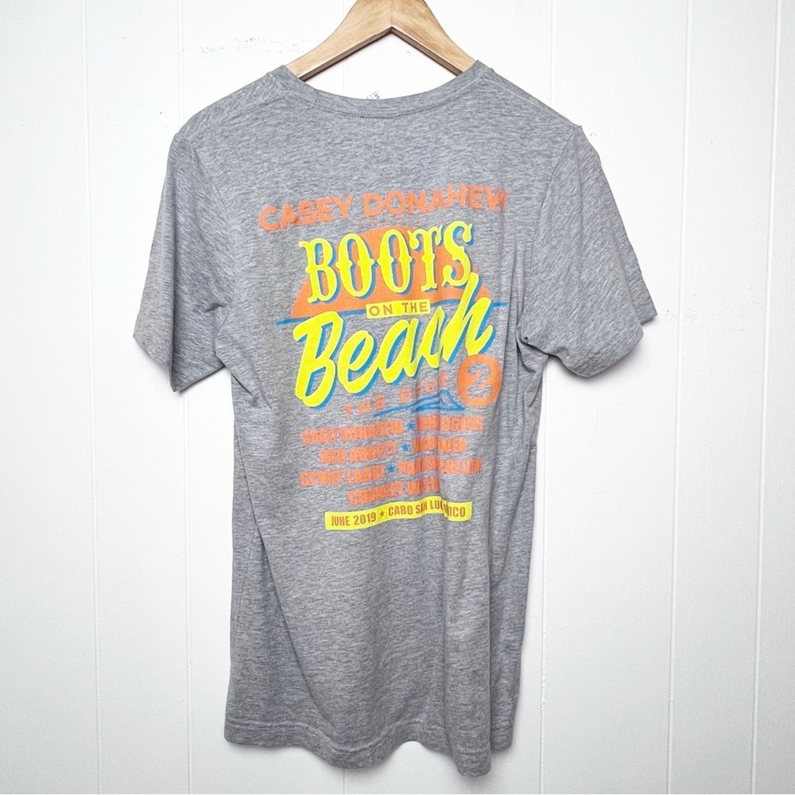 Canvas Canvas Grey Boots on the Beach Grey Tee Shirt Size Medium Size M / US 6-8 / IT 42-44 - 1 Thumbnail