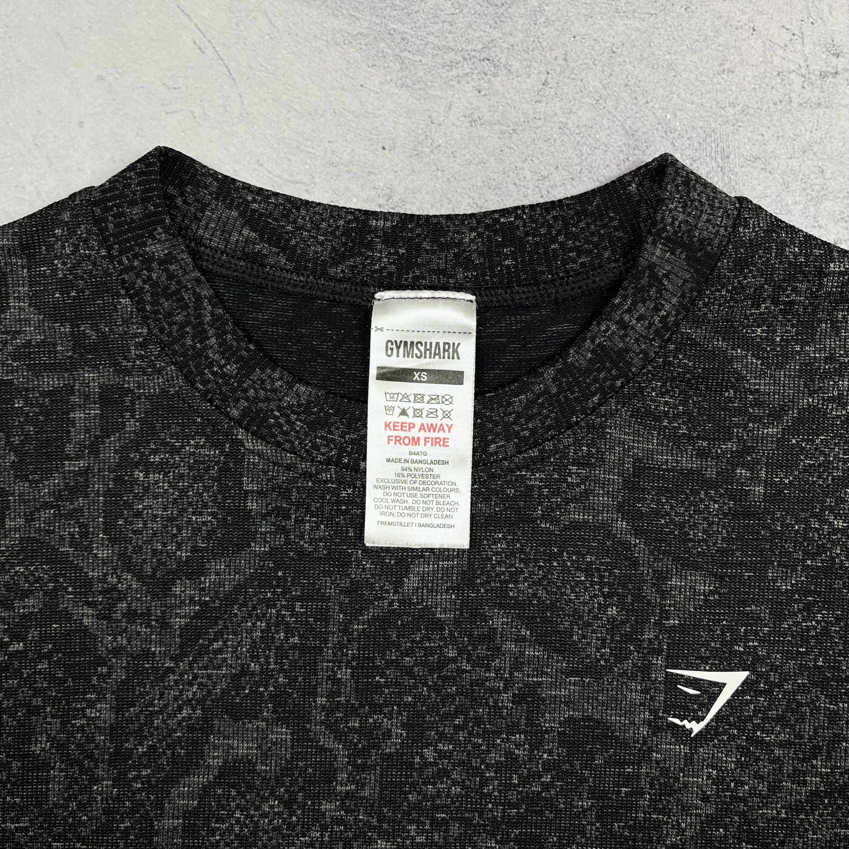 Gymshark Gymshark Textured Snakeskin Pettern T Shirt Size US XS / EU 42 / 0 - 11 Thumbnail