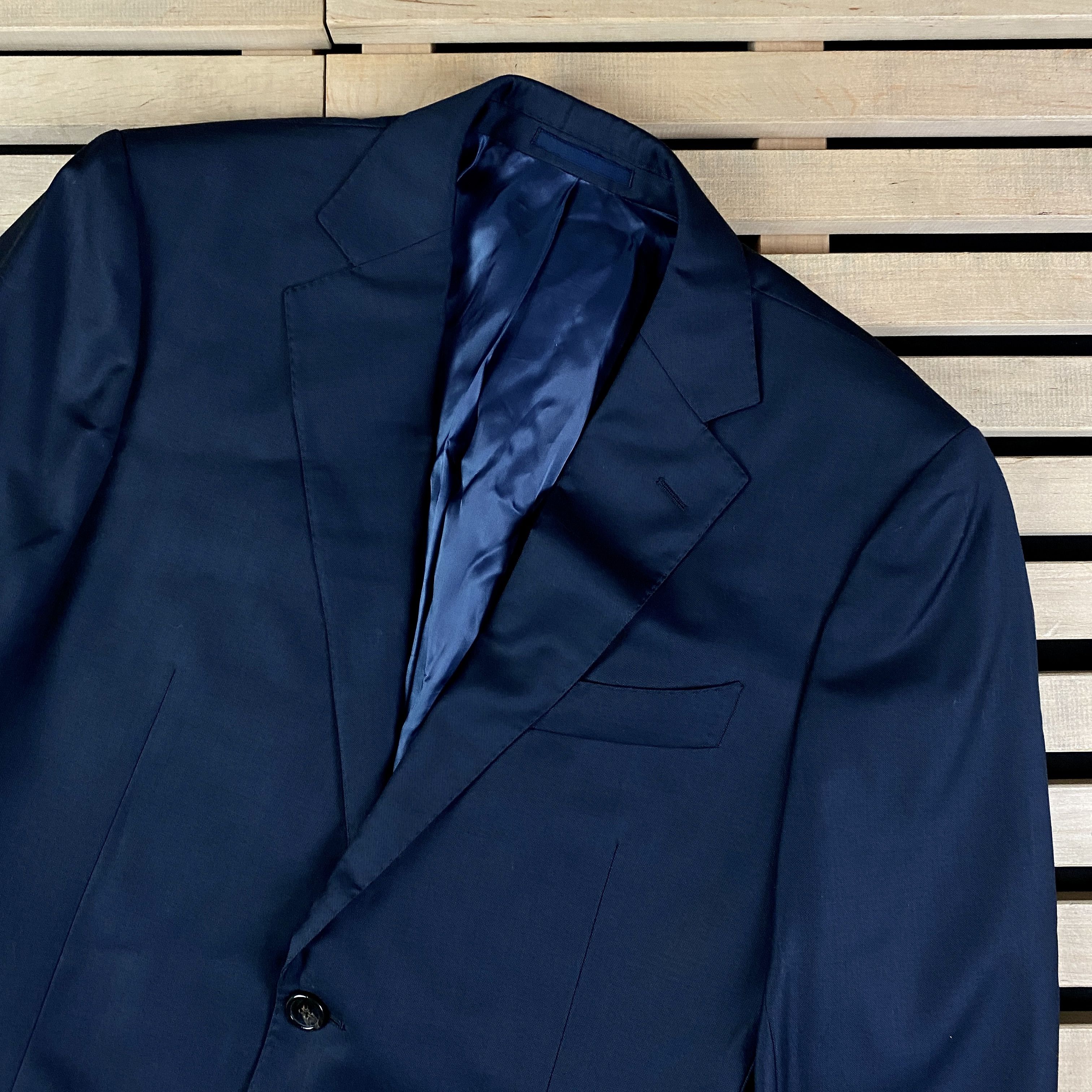Suitsupply Mens Blazer Suitsupply Vitale Barberis Canonico Size 50 Wool Size 50R - 2 Thumbnail