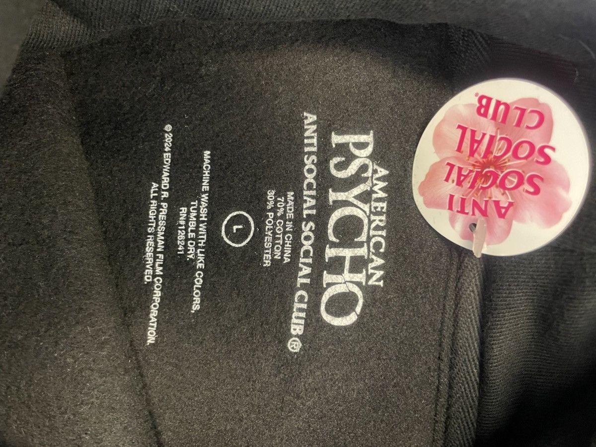 Anti Social Social Club Anti Social X American Psycho Hoodie Size US L / EU 52-54 / 3 - 5 Thumbnail
