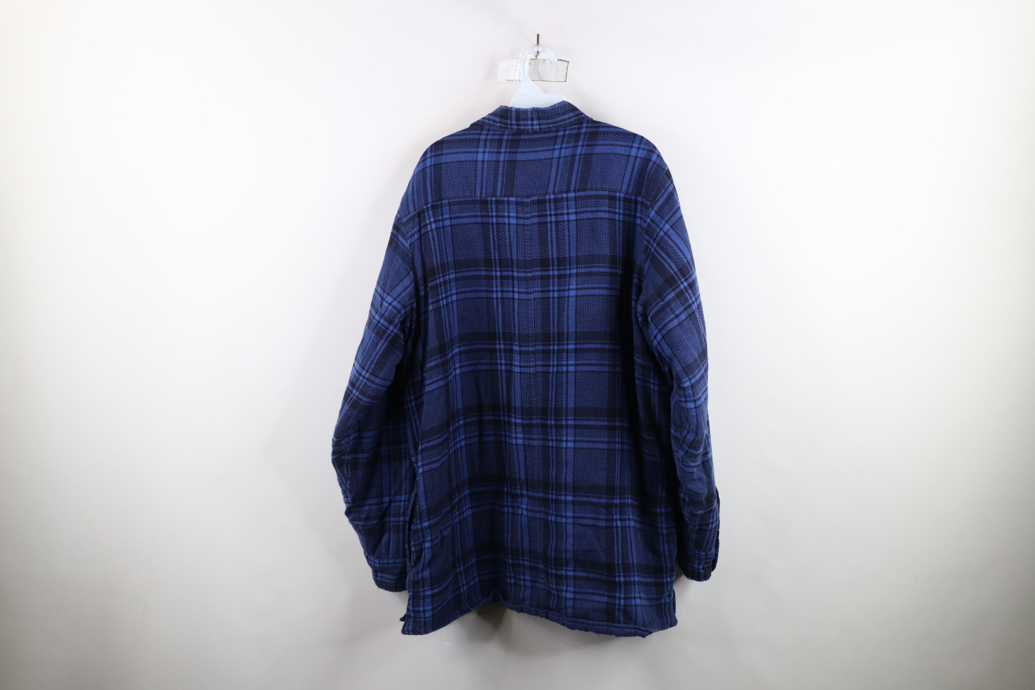 Vintage Vintage 70s Streetwear Quilted Flannel Shirt Jacket Size US L / EU 52-54 / 3 - 15 Thumbnail