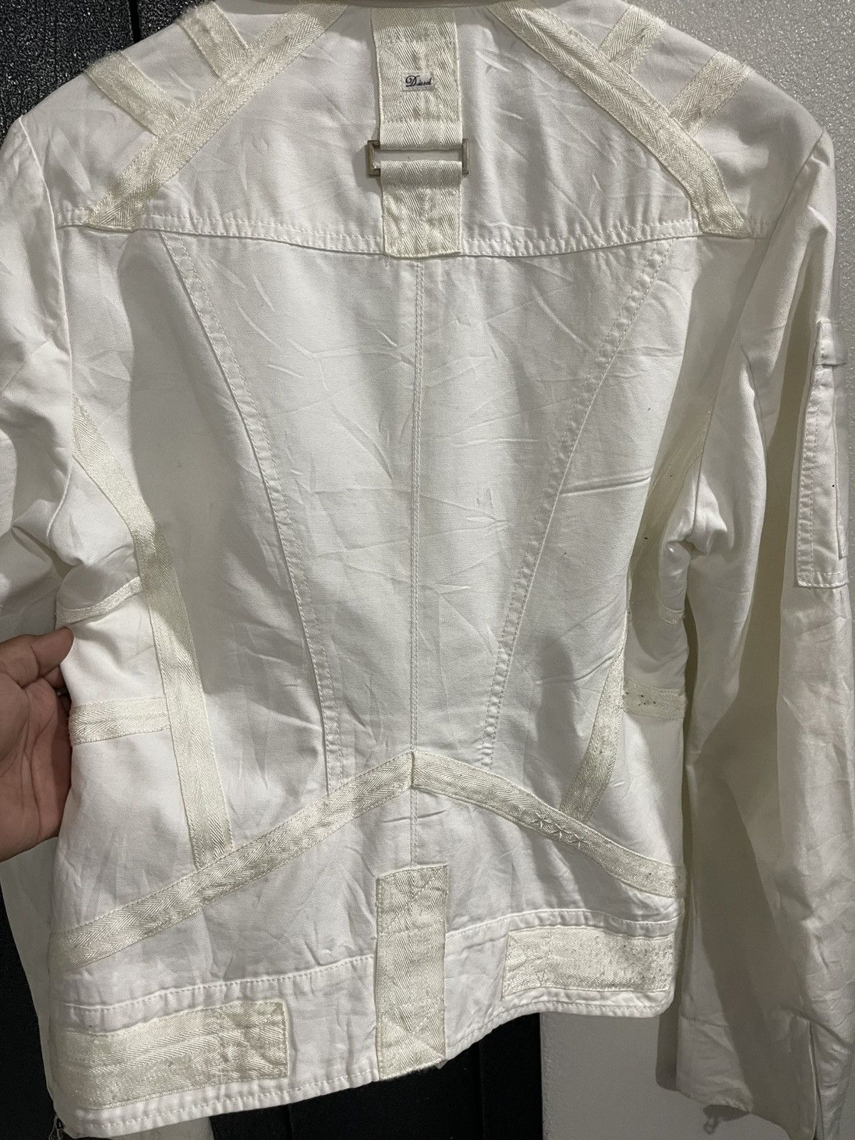 Diesel Diesel Parachute White Jacket Size M / US 6-8 / IT 42-44 - 15 Thumbnail