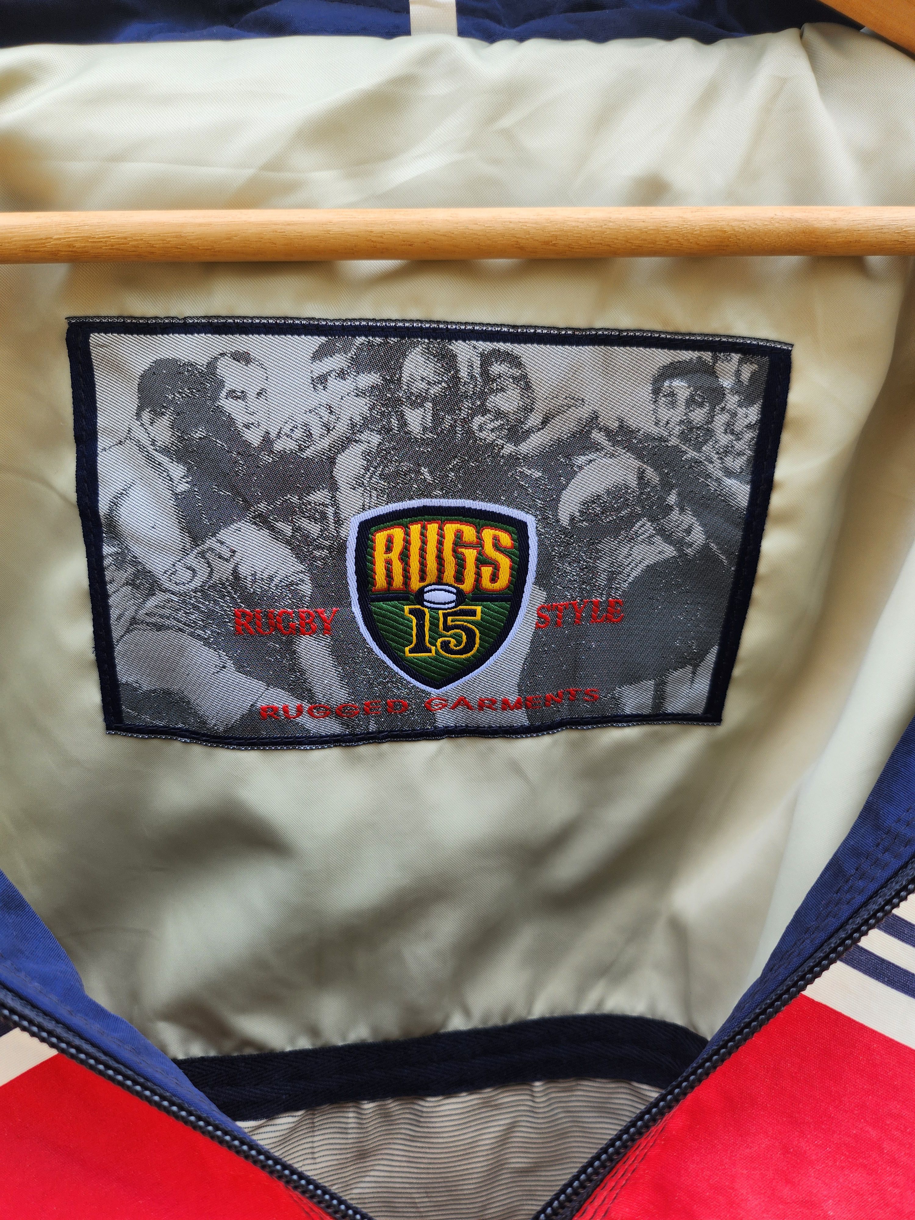 Japanese Brand 💥Rugs 15 Rugby Anorak Winbreaker Hoodie jacket Size US L / EU 52-54 / 3 - 11 Thumbnail