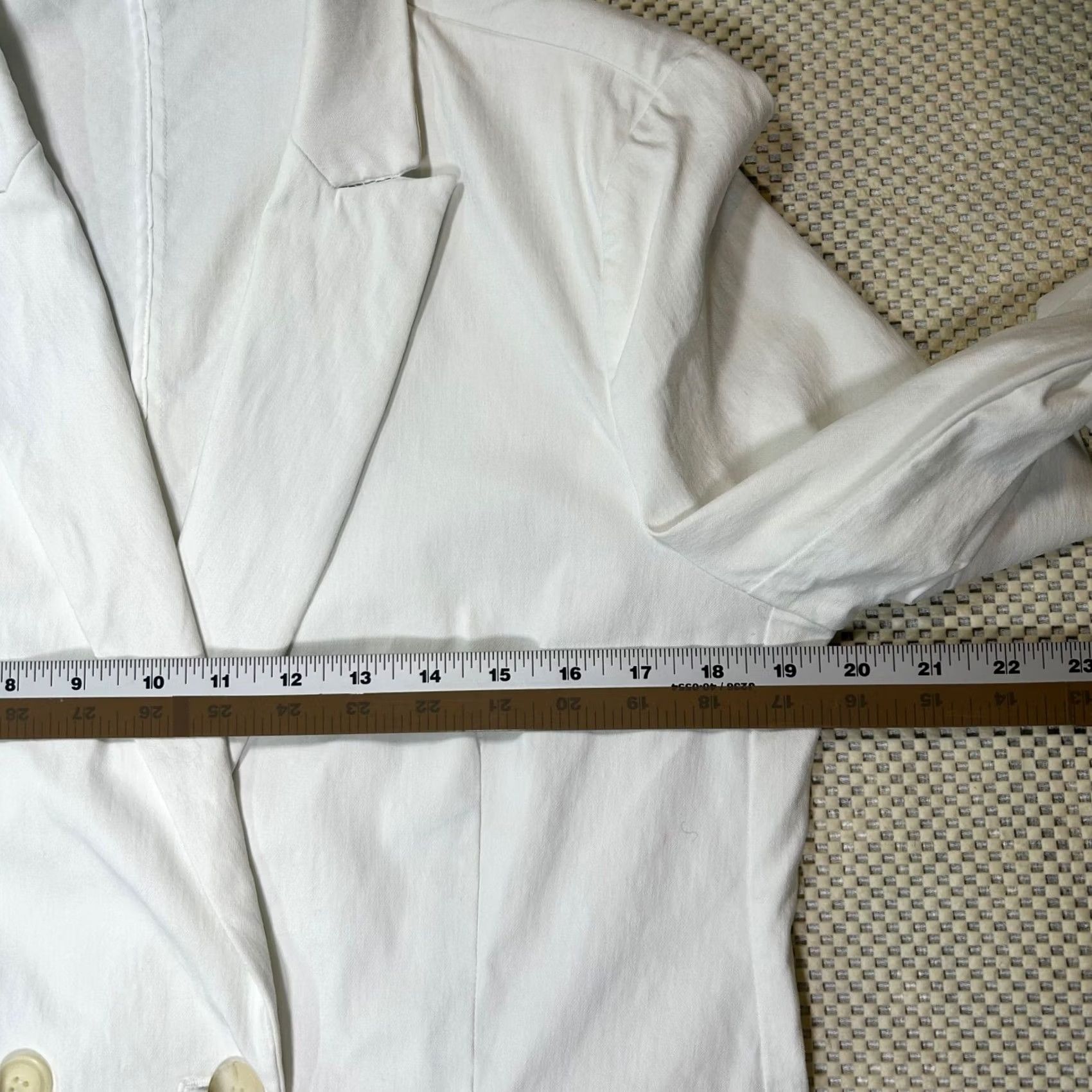 J.McLaughlin J. McLaughlin Blazer White Double Breasted Career Jacket Womens Size 10 Size L / US 10 / IT 46 - 8 Thumbnail
