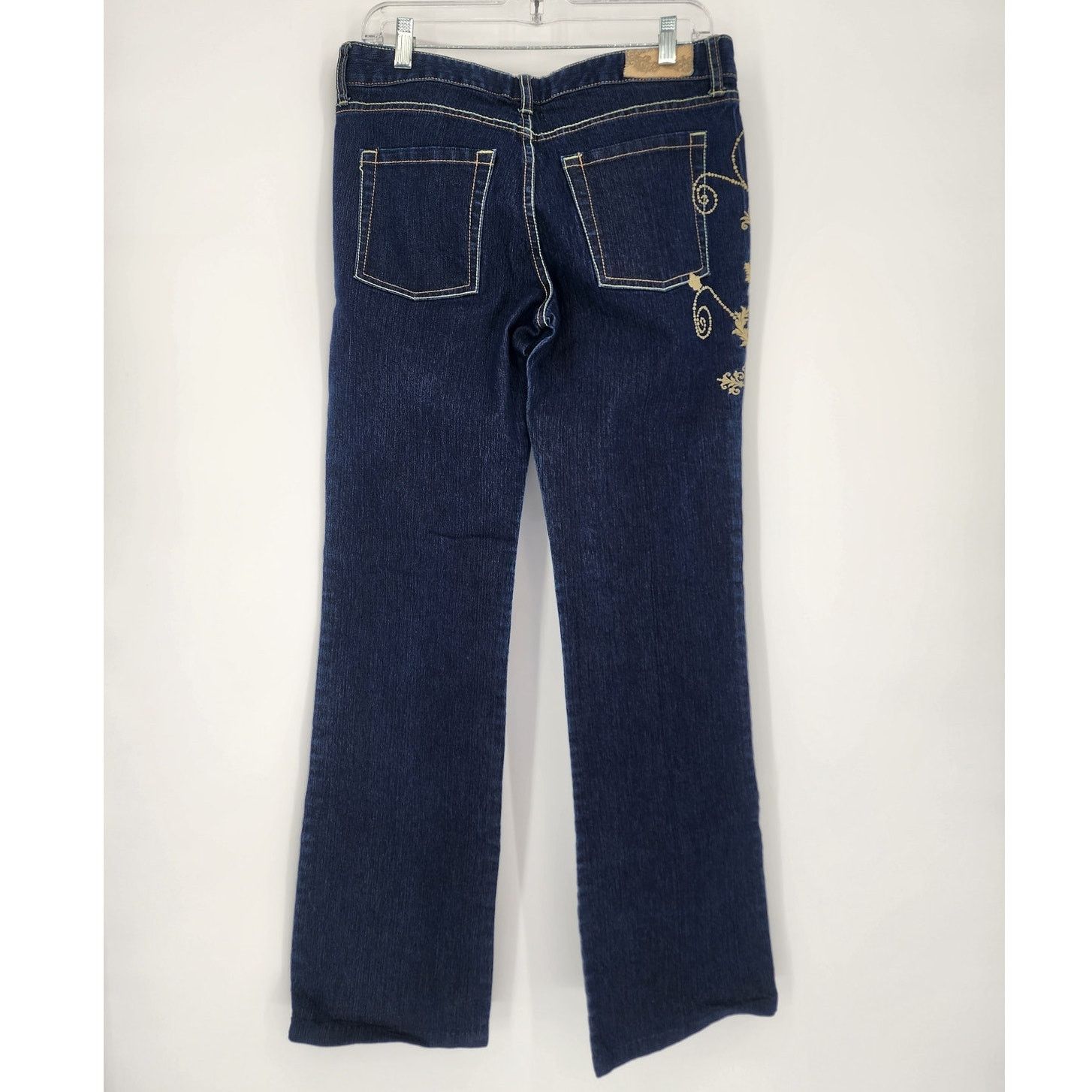 Enyce Y2K Enyce Dark Wash Embroidered Denim Jeans Women’s Size 11 Size 30" / US 8 / IT 44 - 2 Thumbnail