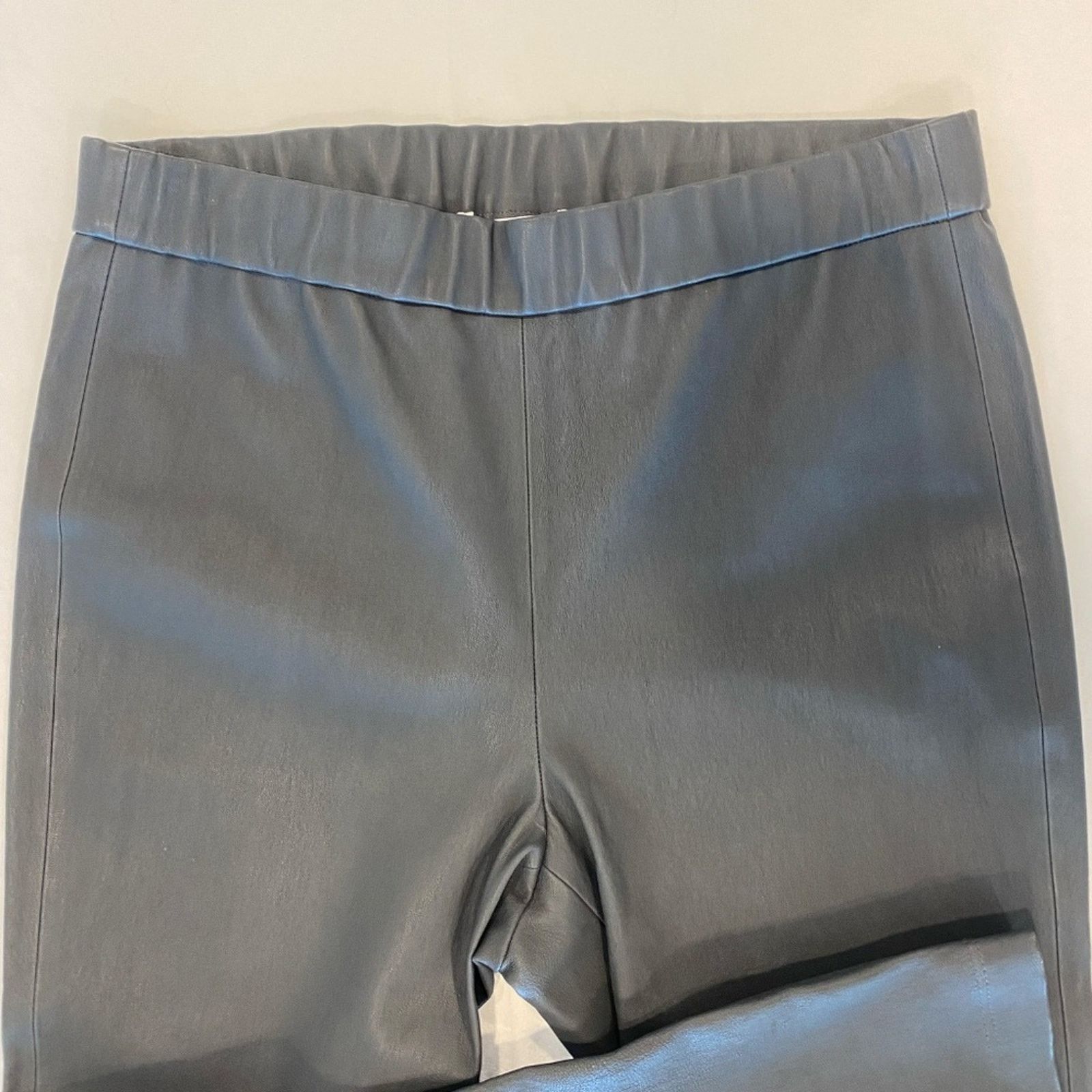 Helmut Lang Helmut Lang Women's Lamb Leather Pull On Trousers - 12 Size 34" / US 12 / IT 48 - 3 Thumbnail