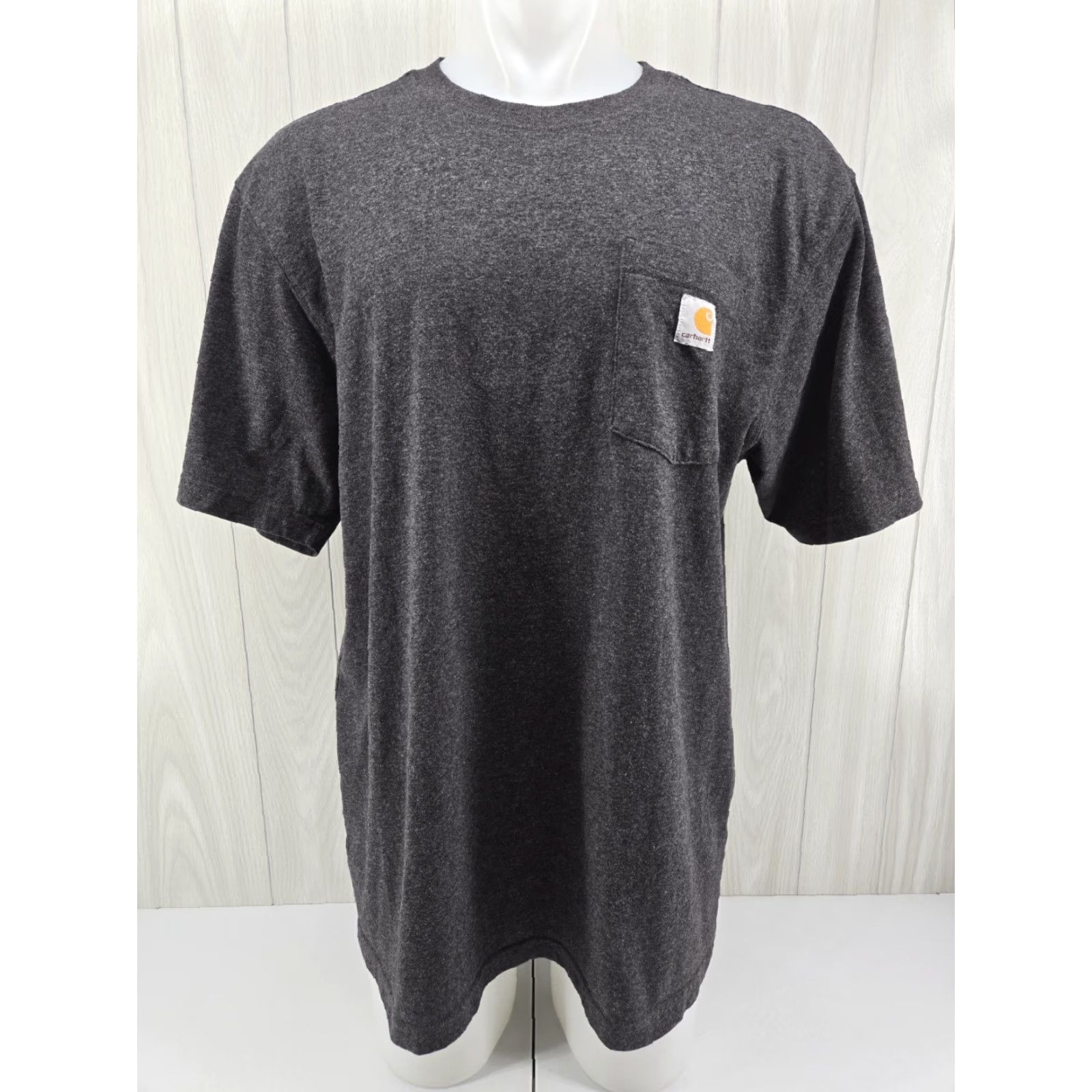 Carhartt Carhartt T Shirt Mens L TALL ORG FIT Gray Short Sleeve Pocket T Logo K87 CHR Size US L / EU 52-54 / 3 - 2 Thumbnail