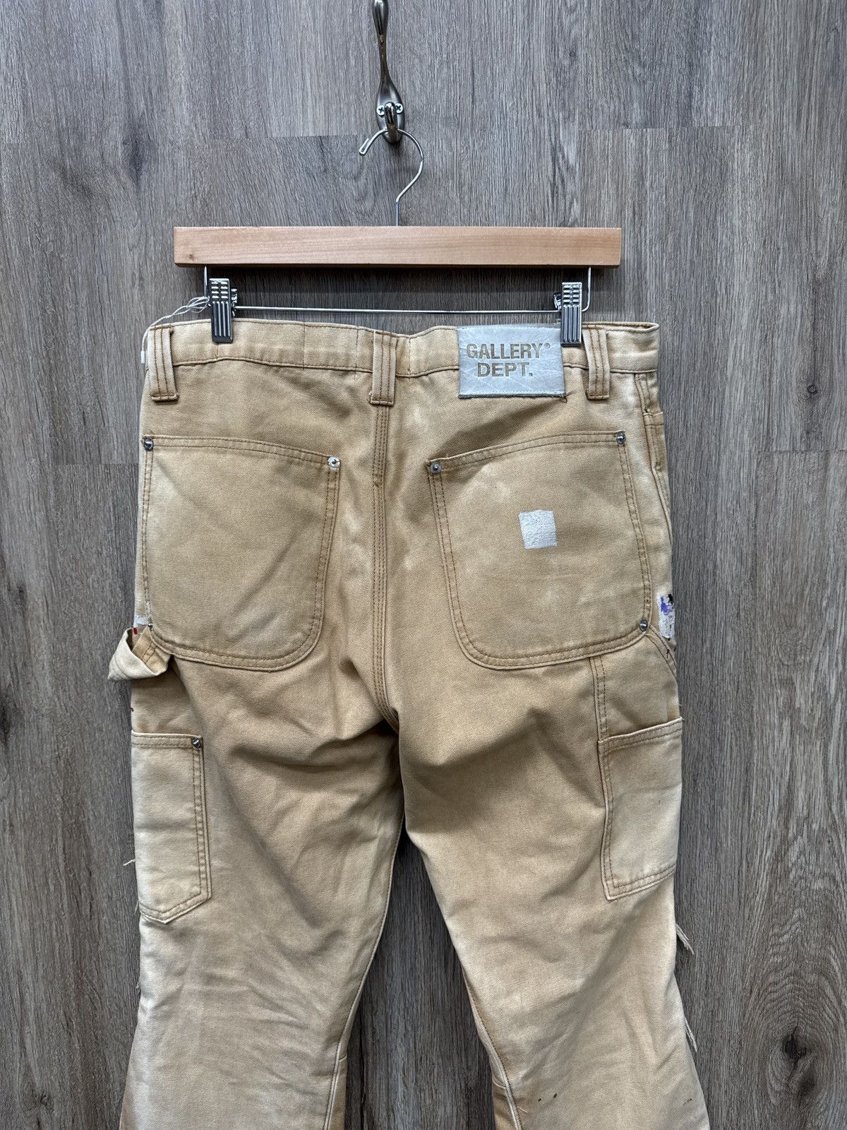 Gallery Dept. Gallery Dept Beige Carpenters Pants Size US 33 - 7 Thumbnail