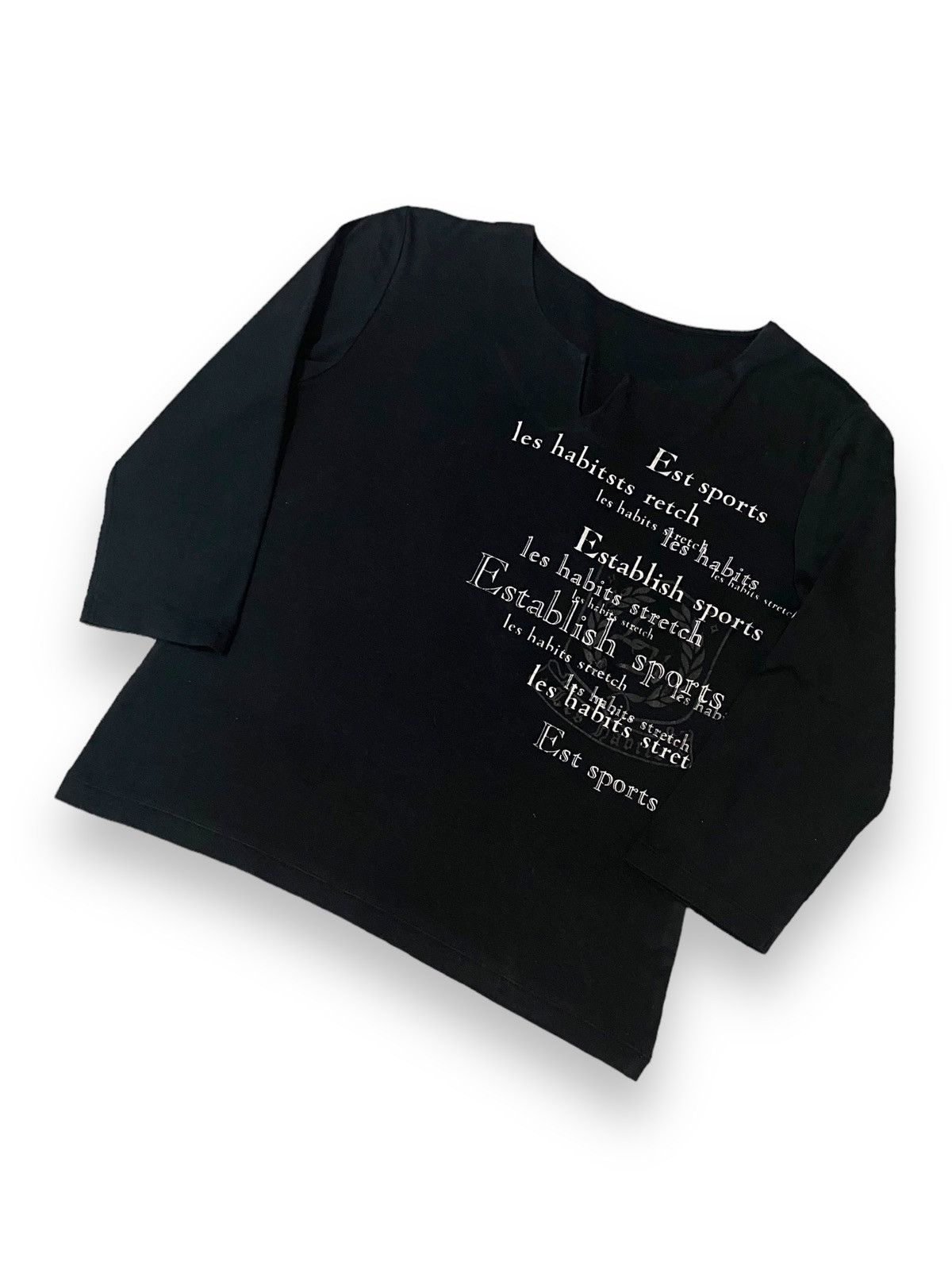 Japanese Brand LES HABITS JAPAN POEM LONGSLEEVE Size US M / EU 48-50 / 2 - 2 Thumbnail