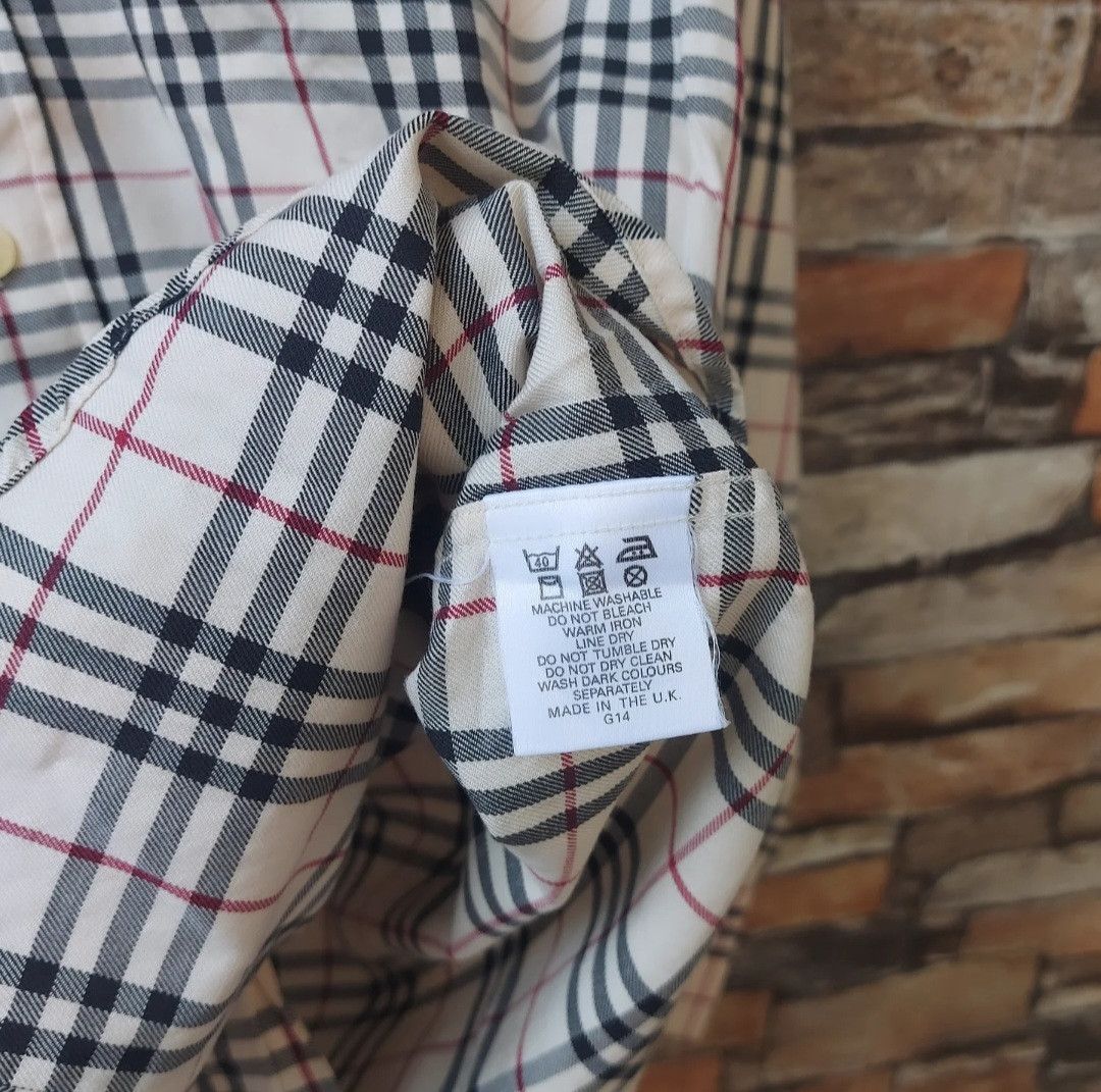 Burberry BURBERRY Nova Check Long Sleeve Button Shirt Size US M / EU 48-50 / 2 - 6 Thumbnail